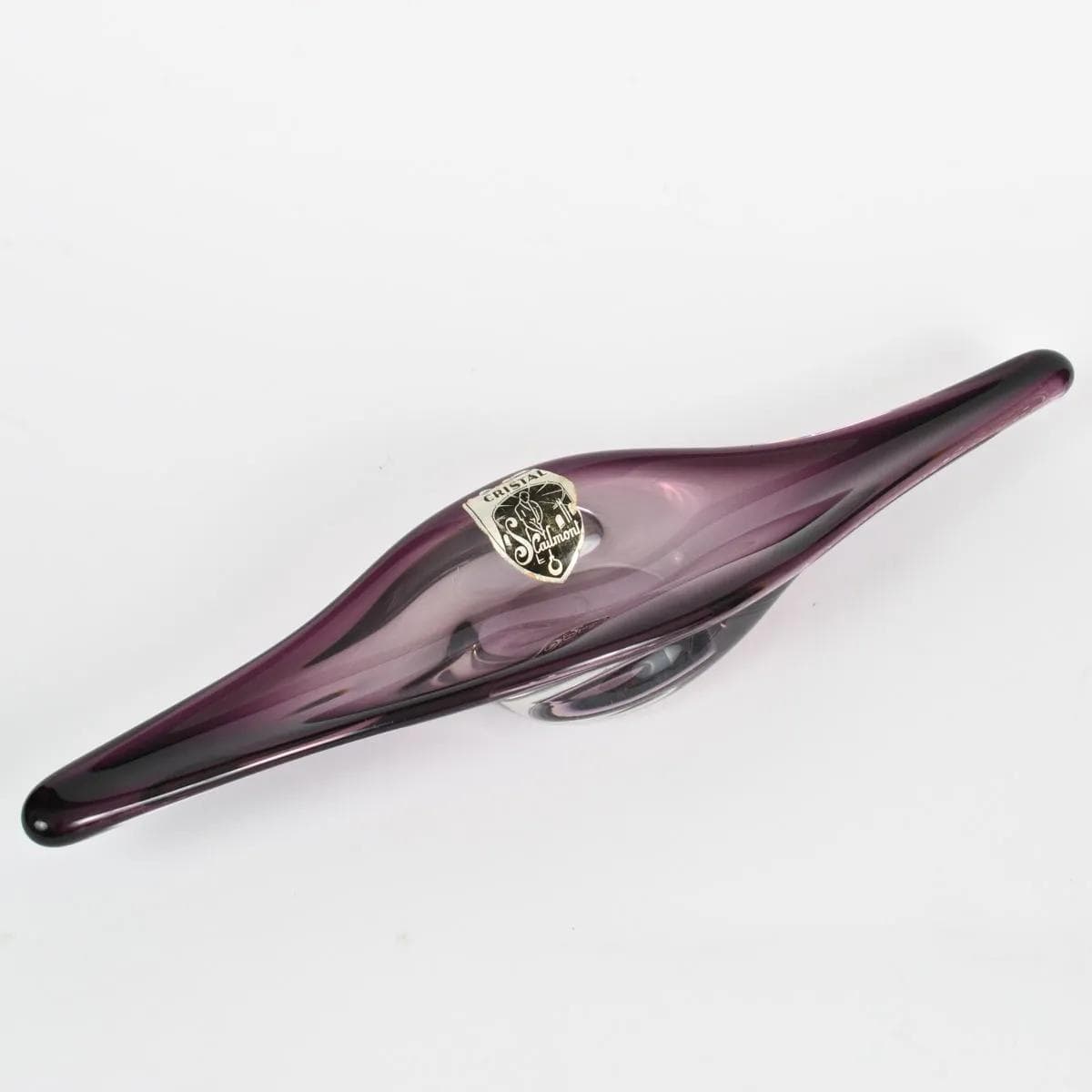 Bowl, violet glass, Scailmont, Belgium, 1960s. - 161355