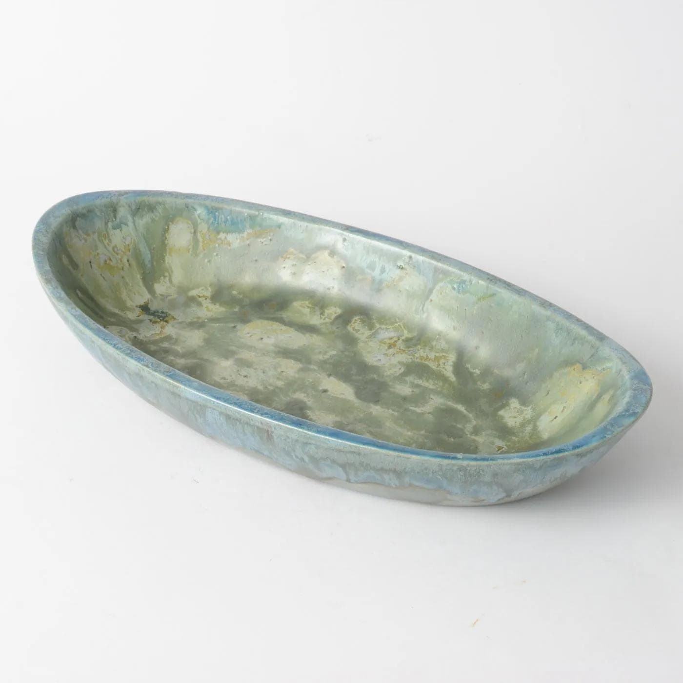 Patera art déco, szara, ceramika, Belgia, lata 20. - 161330