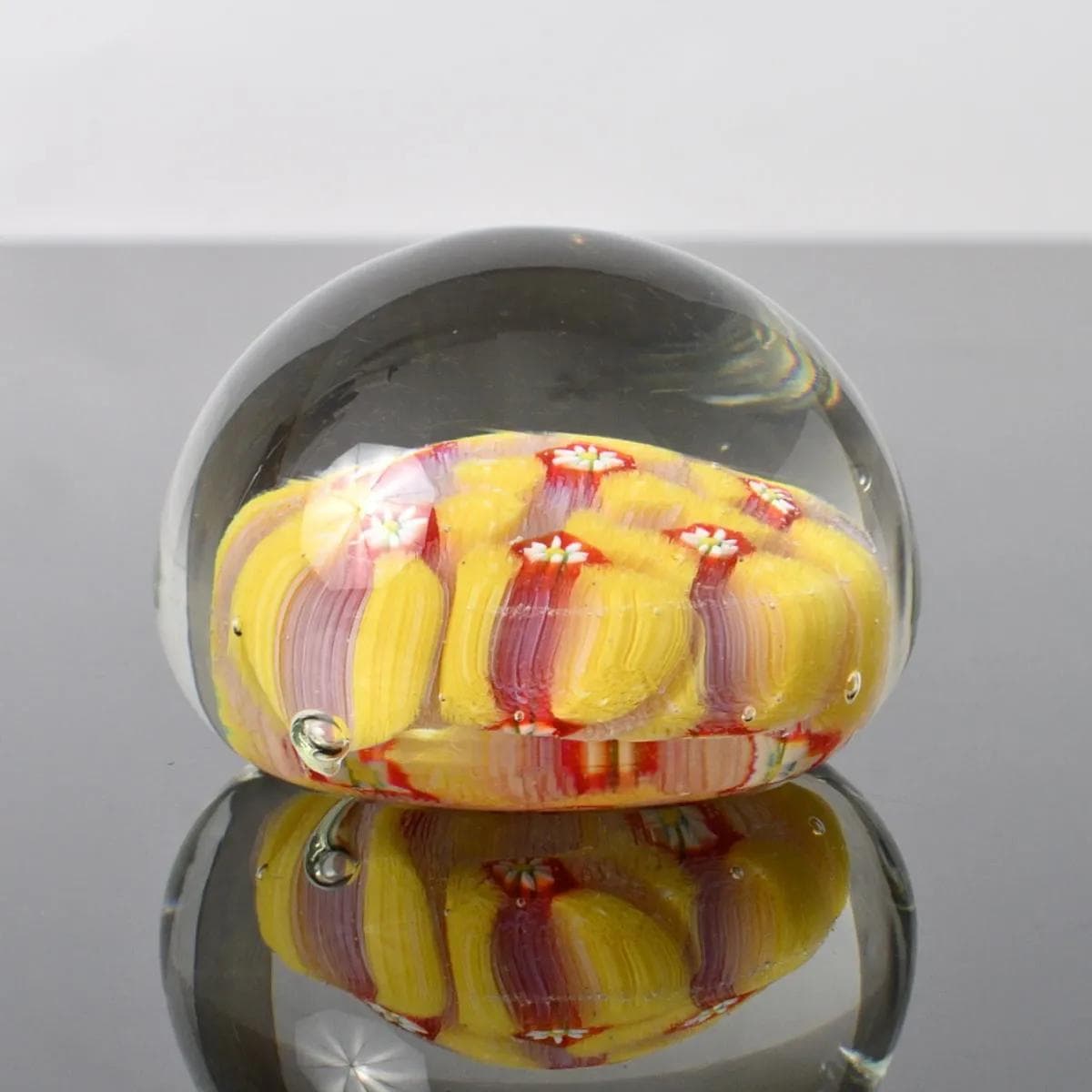 Przycisk do papieru Murano, multikolor, szkło, Włochy, lata 60. - 162330