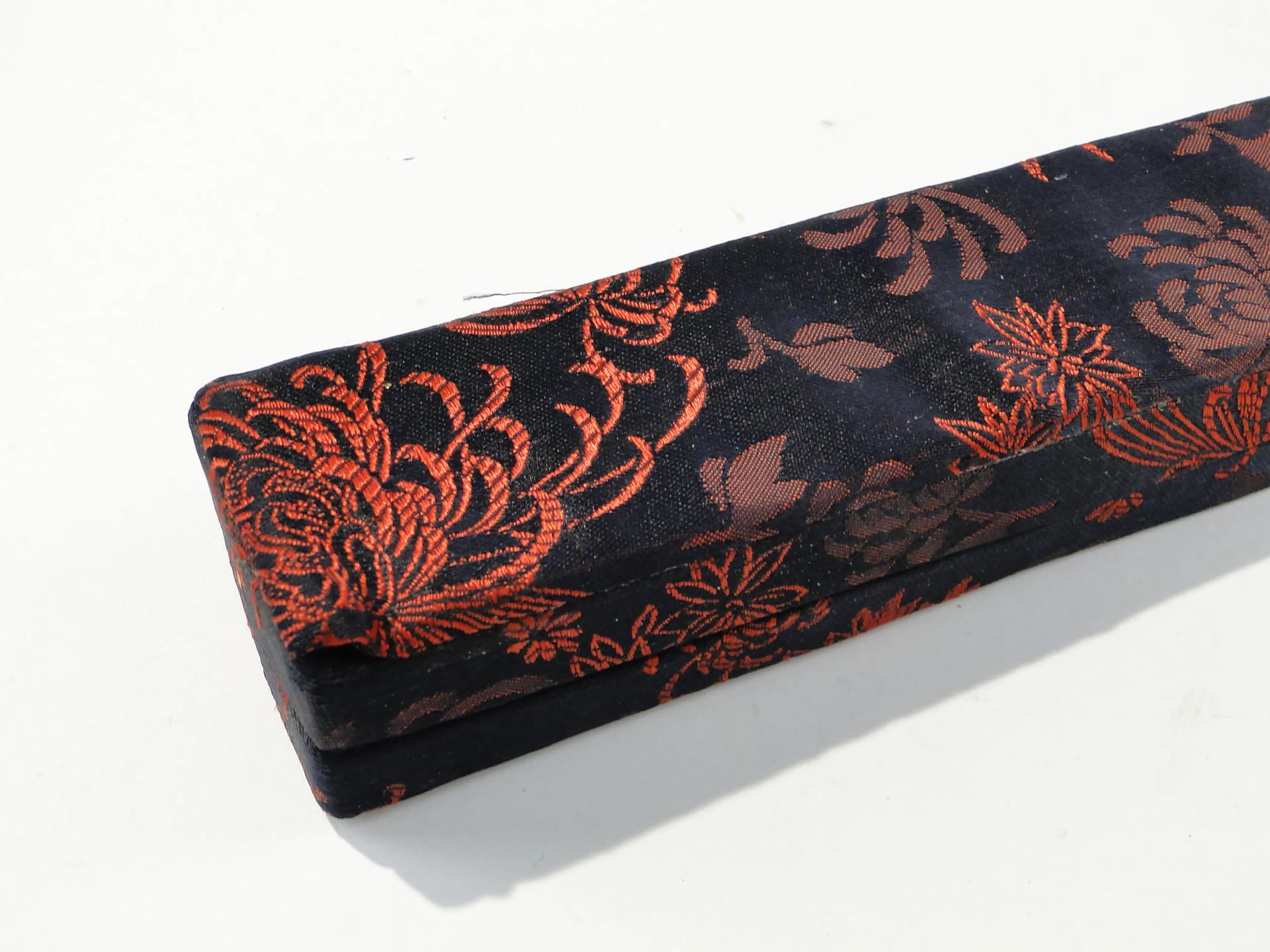 Pair of sushi chopsticks Cloisonné, multicolor, faux ivory conglomerate, metal, China, 1950s. - 162962