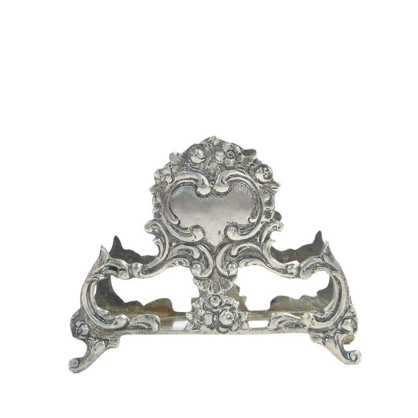 Serwetnik rococo, srebro, Niemcy/Szwecja, pocz. XX w.