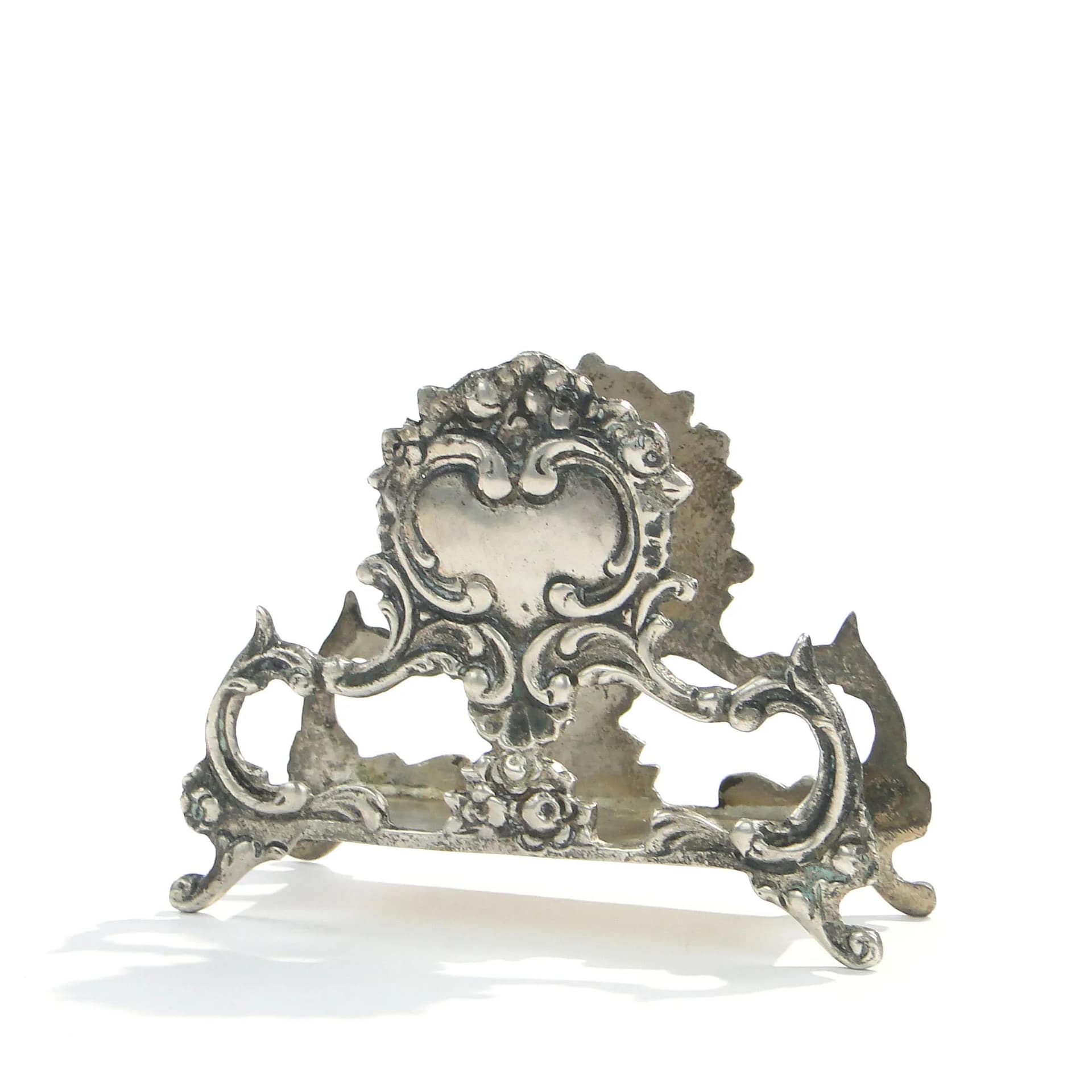 Serwetnik rococo, srebro, Niemcy/Szwecja, pocz. XX w. - 162900