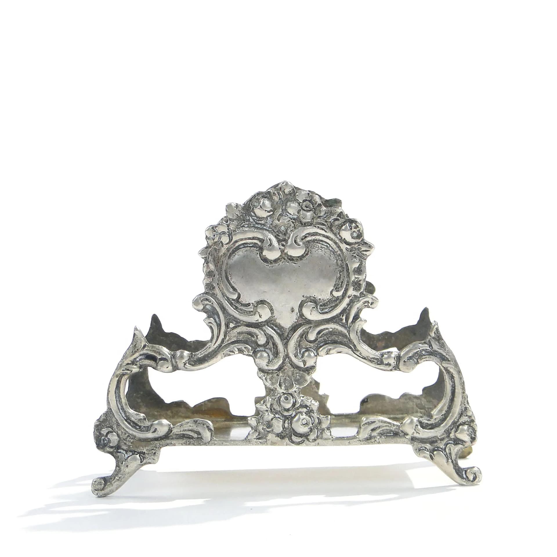 Serwetnik rococo, srebro, Niemcy/Szwecja, pocz. XX w. - 162898