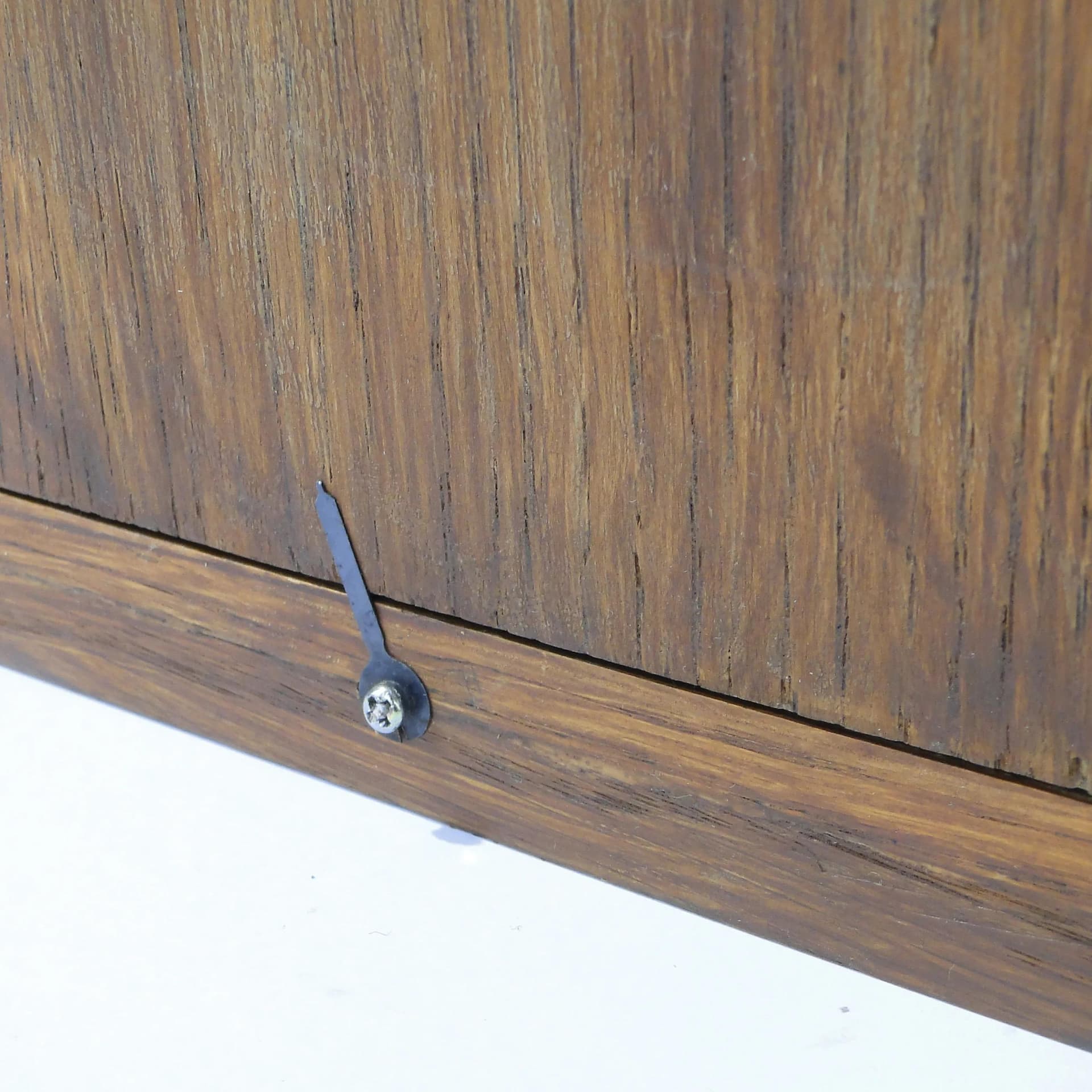 Gablotka, mahoń brązowy, szkło transparentne, Francja, lata 40. - 162881