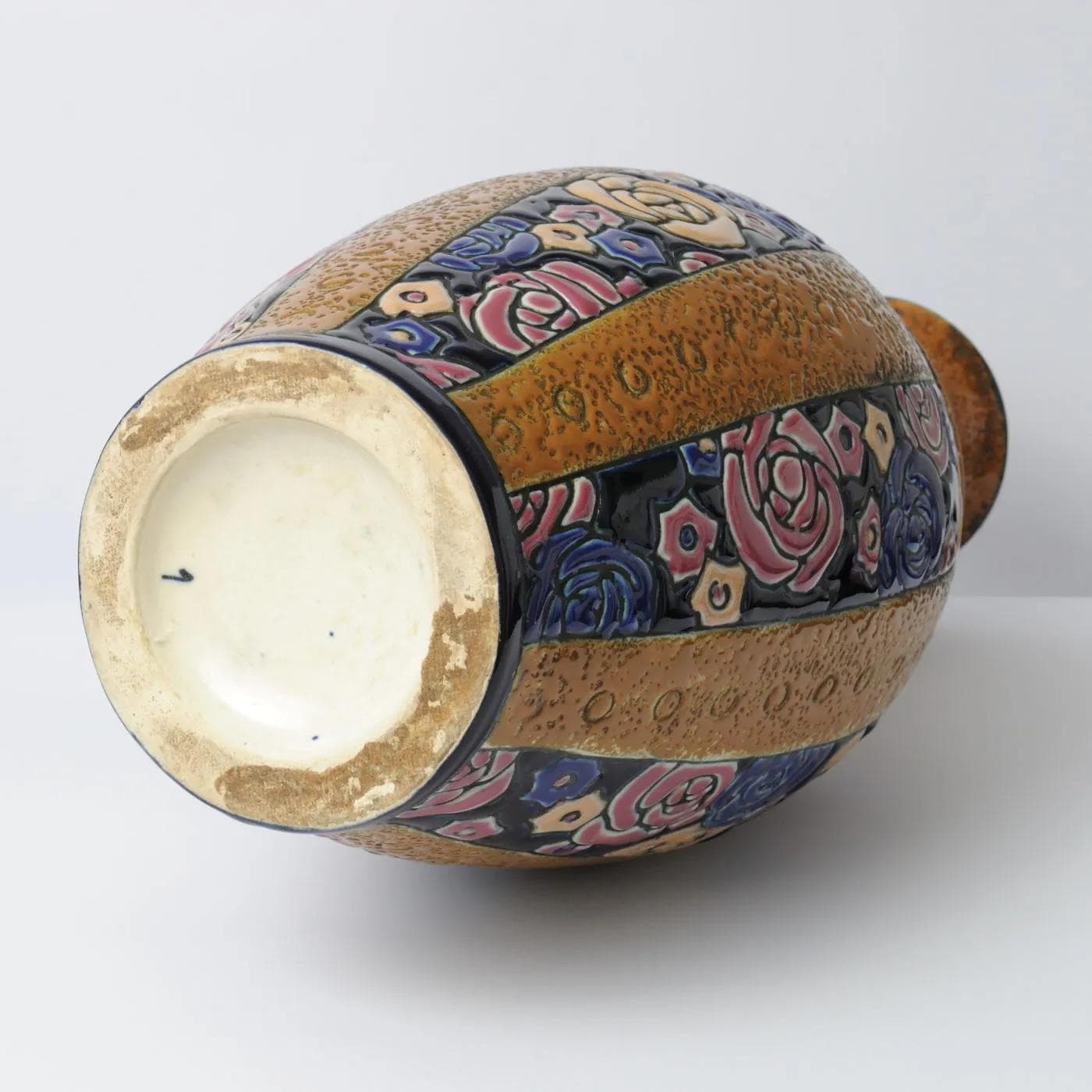 Wazon Amphora, multikolor, ceramika, Czechosłowacja, lata 20. - 162238