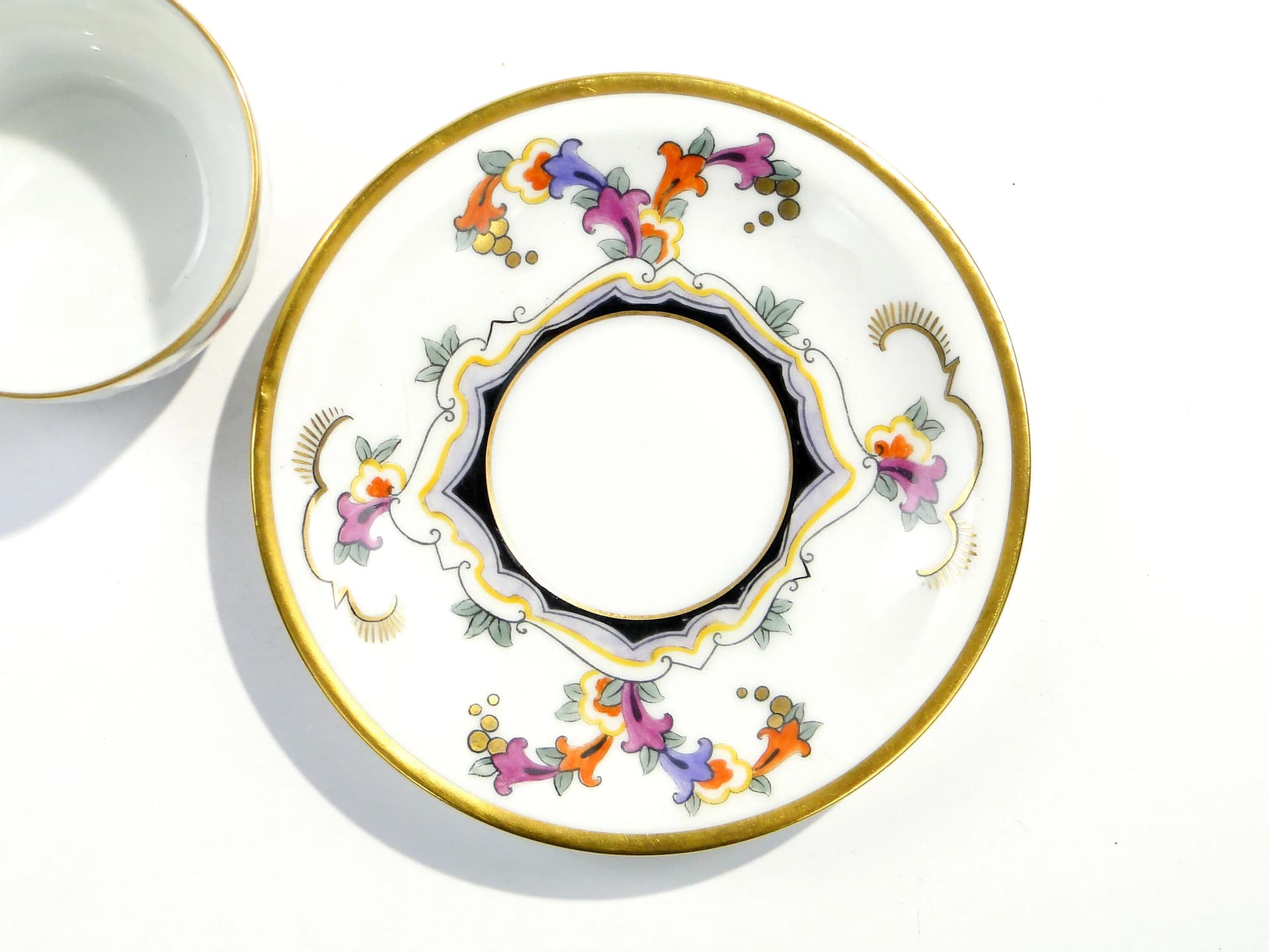 Coffee Cup Butterfly, Donatello, multicolor porcelain, Rosenthal, Germany, 1920s. - 162662