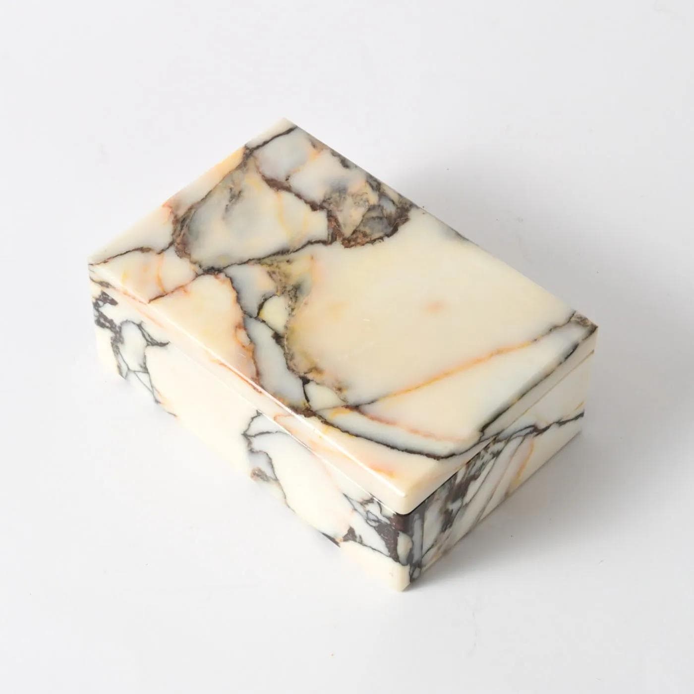 Box Art Deco, Calacatta marble, France, 1930s - 162160