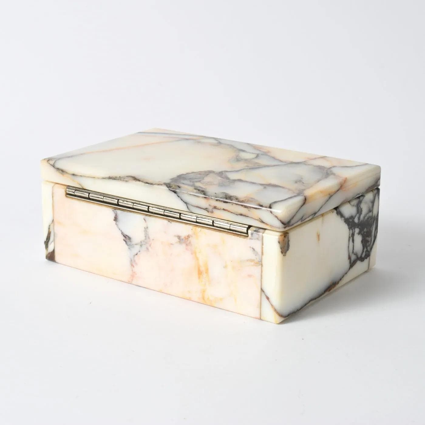 Box Art Deco, Calacatta marble, France, 1930s - 162159