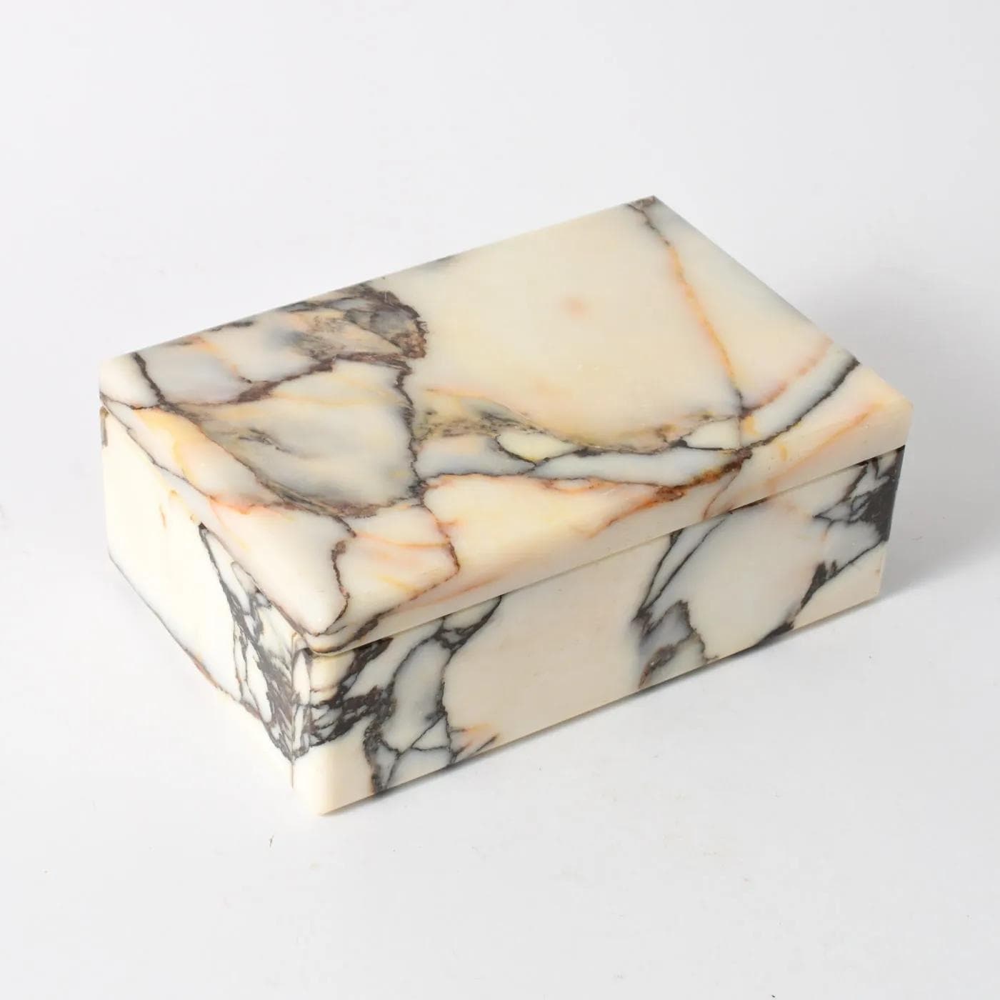 Box Art Deco, Calacatta marble, France, 1930s - 162156