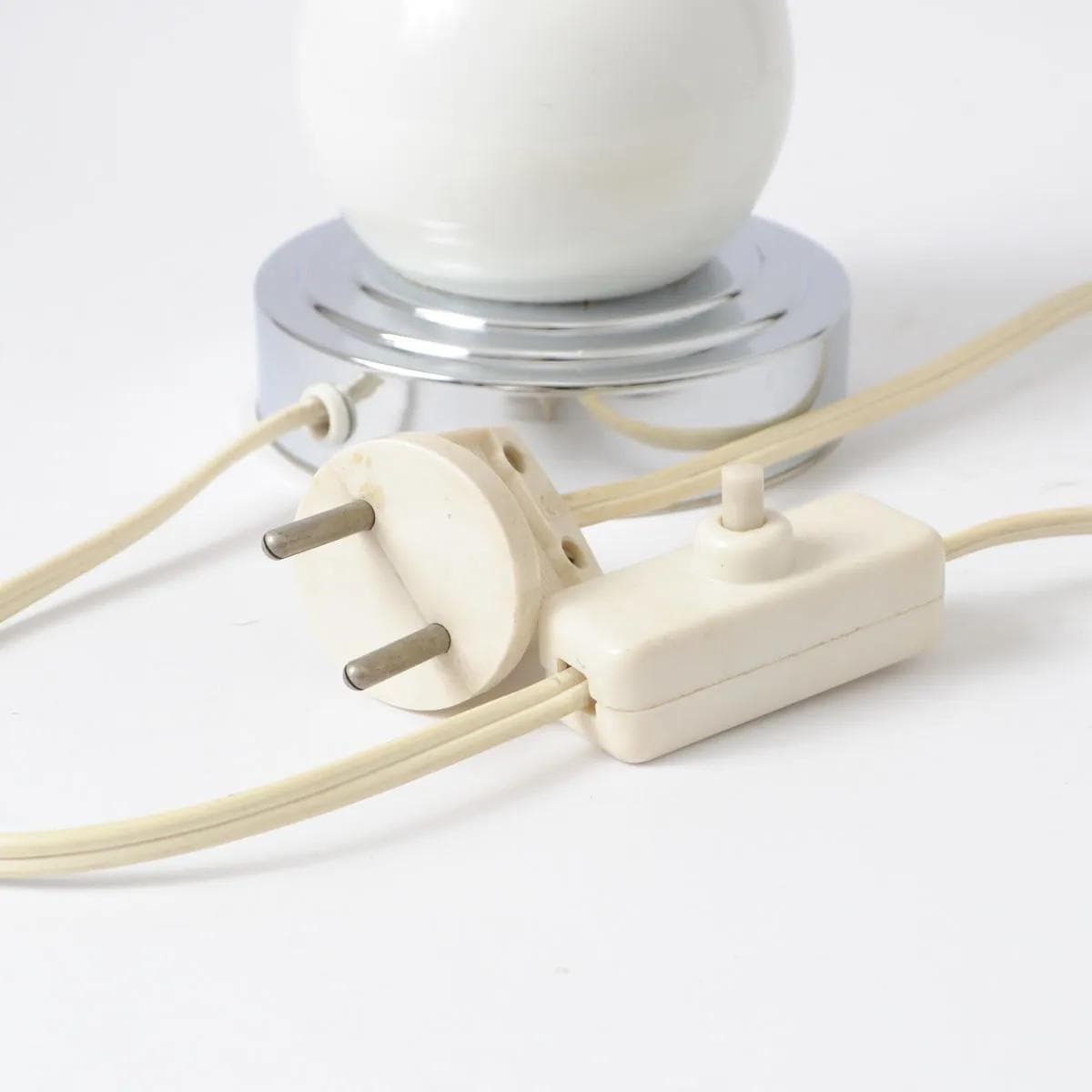 Table lamp, chrome metal, Massive, Belgium, 1970s. - 162113