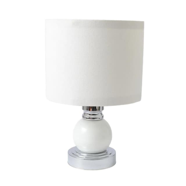 Table lamp, chrome metal, Massive, Belgium, 1970s. - DIMENSION