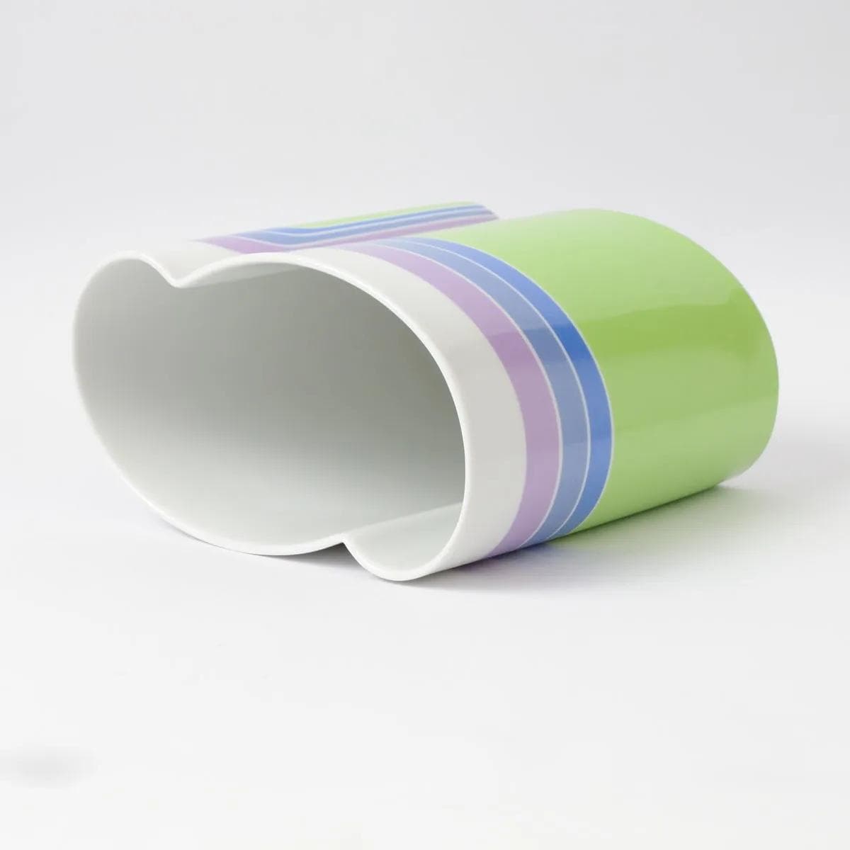 Wazon Space Age, multikolor, porcelana, Niemcy, lata 70. - 162047