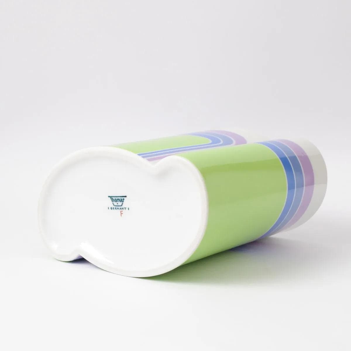 Wazon Space Age, multikolor, porcelana, Niemcy, lata 70. - 162050