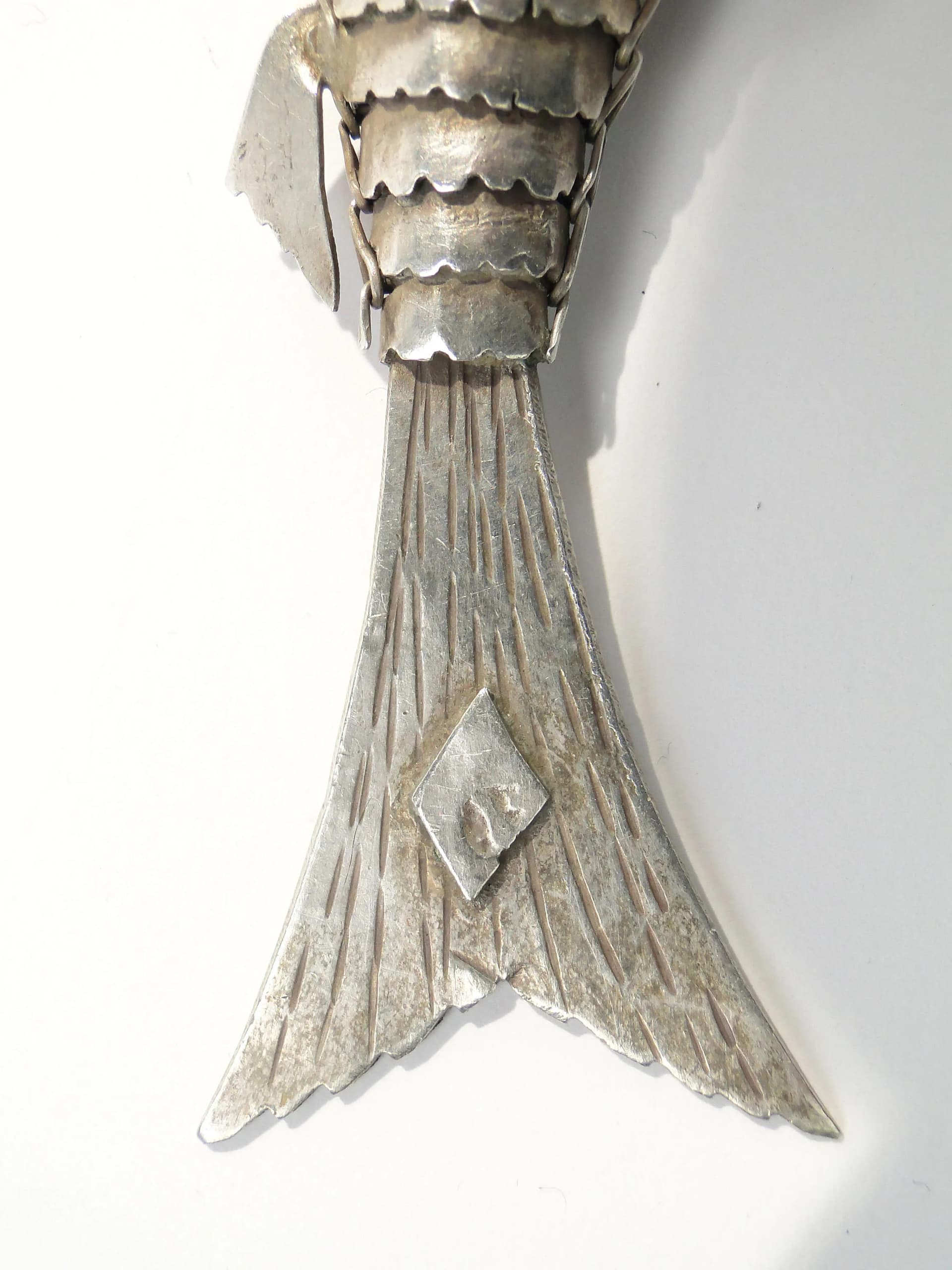 Balsaminka ryba, srebro, Polska, XIX wiek - 162433