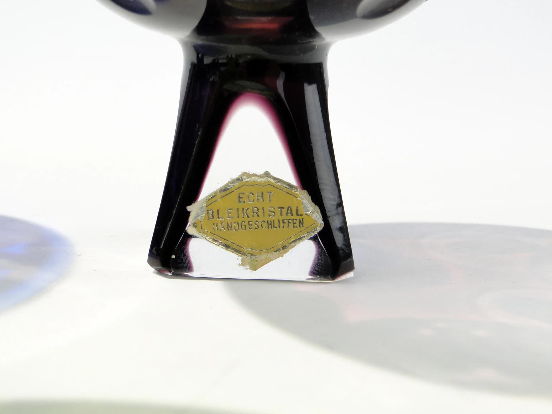 Komplet kieliszków do likieru, art déco, multikolor, kryształ, Huta Józefina, Polska, lata 20. - 162415