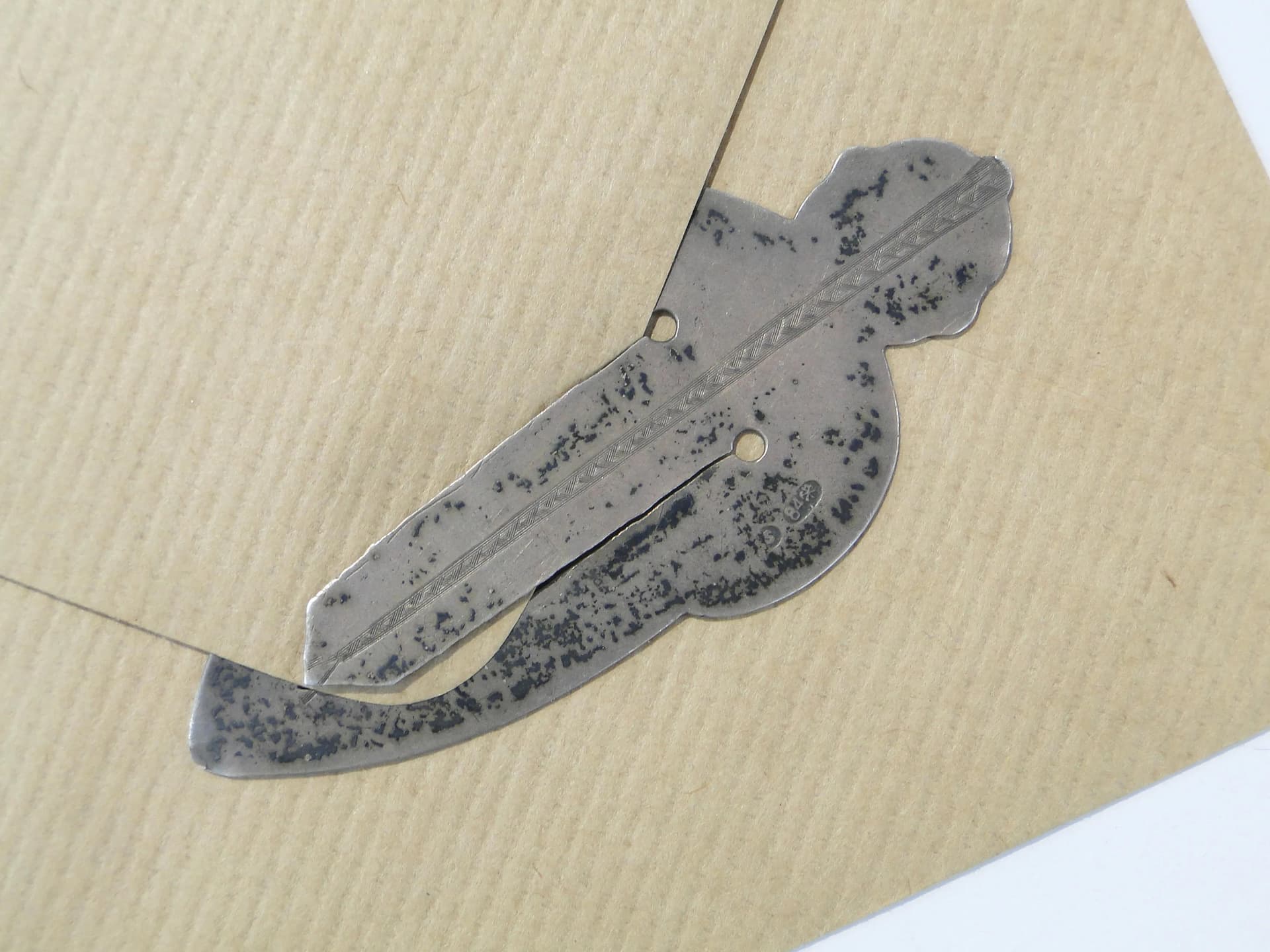 Bookmark, Japonism, silver, Russian Empire, early 20th c. - 162382