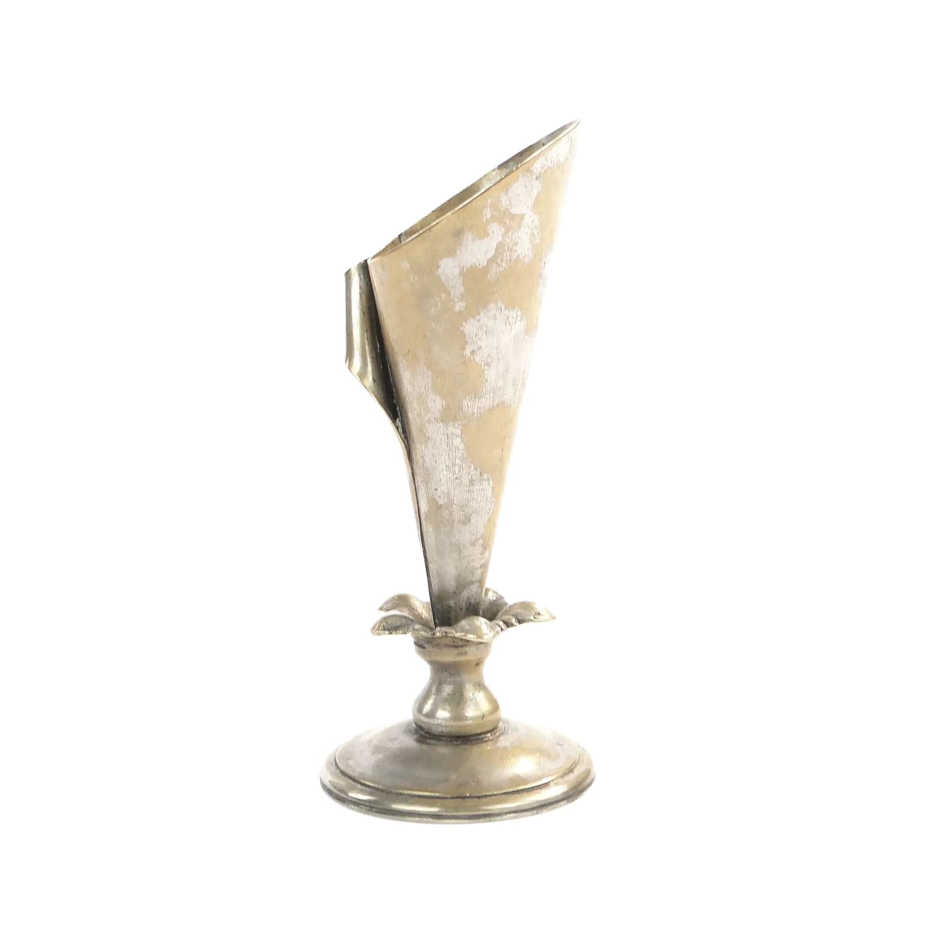 Toothpick Holder, silver, brass, Norblin, Poland, early 20th c.