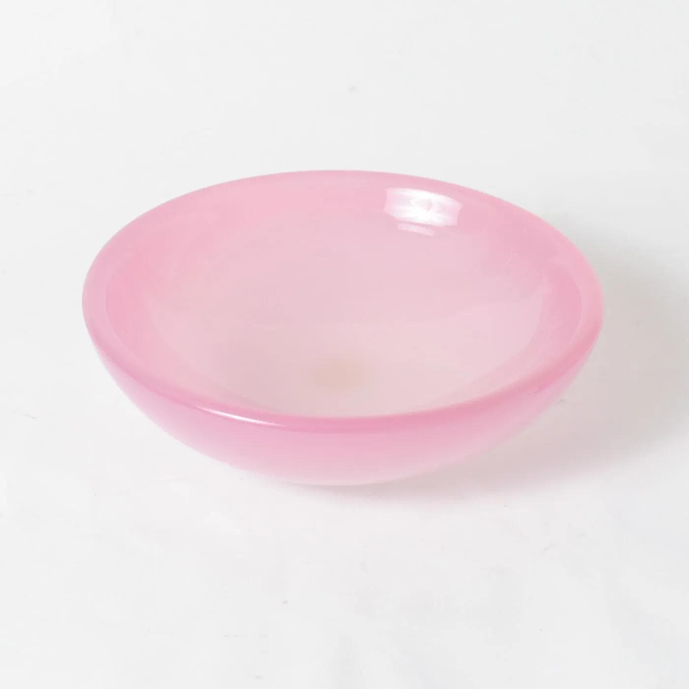 Patera Alabastro, różowy, szkło, Archimede Seguso, Murano, Włochy, lata 60. - 164375