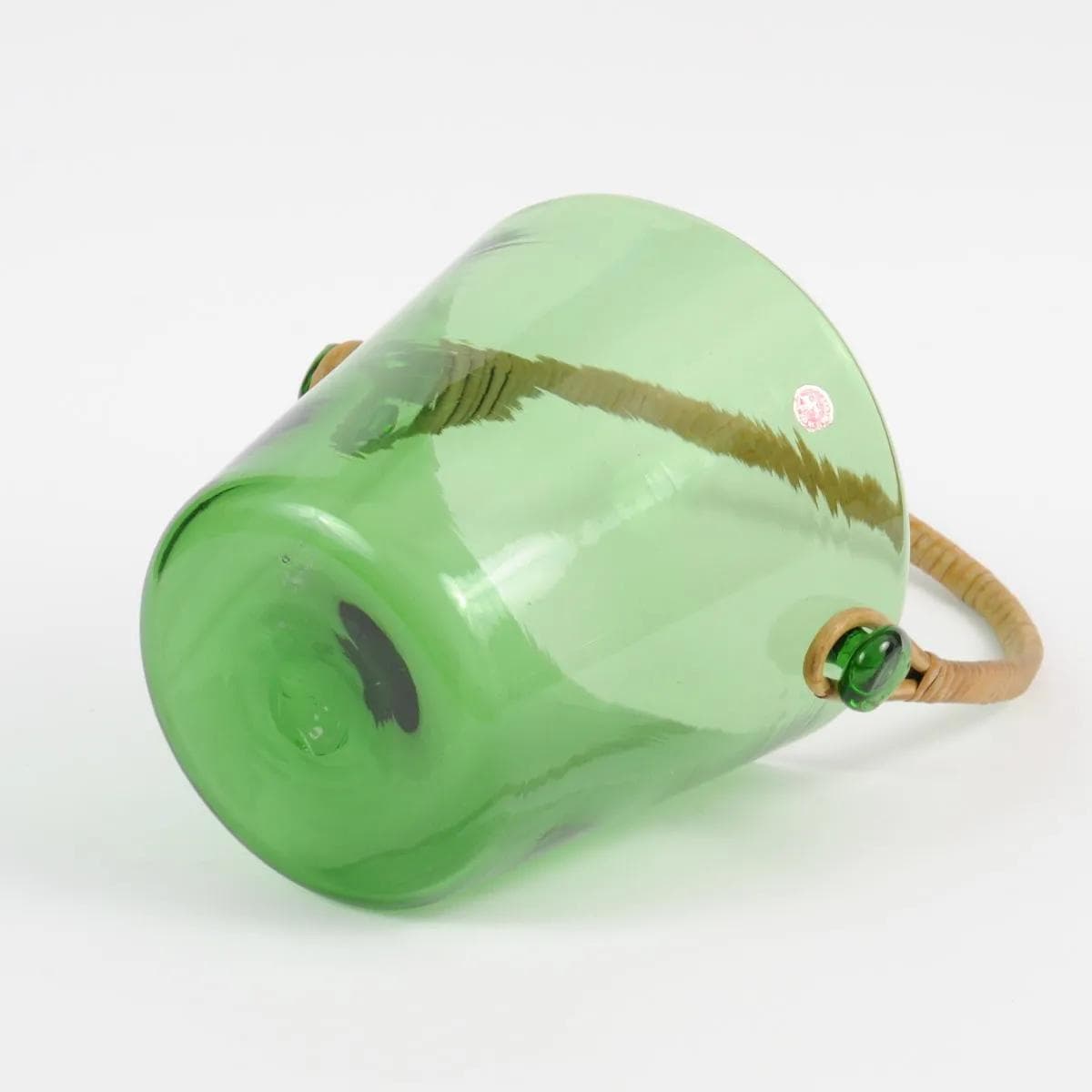 Pojemnik do lodu Empoli, szkło zielone, Włochy, lata 60. - 164351