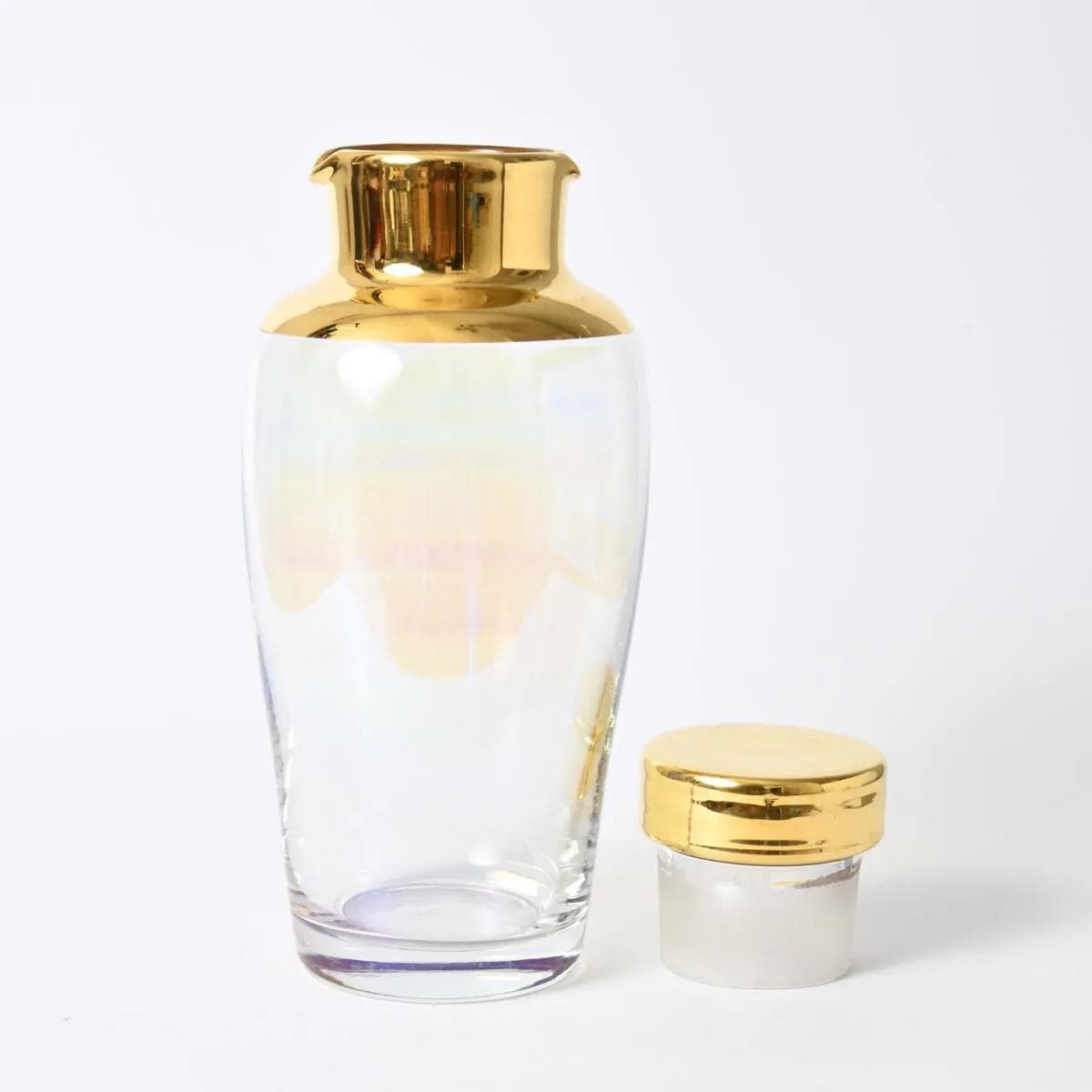 Karafka, transparentny, szkło, Belgia, lata 60. - 164808