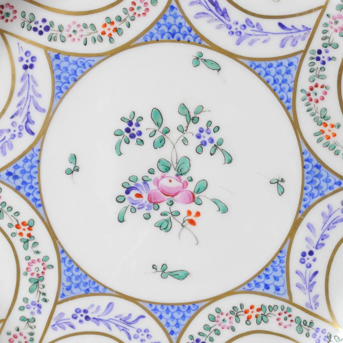 Patera Samson, porcelana wielobarwna, Francja, początek XX w. - 164769