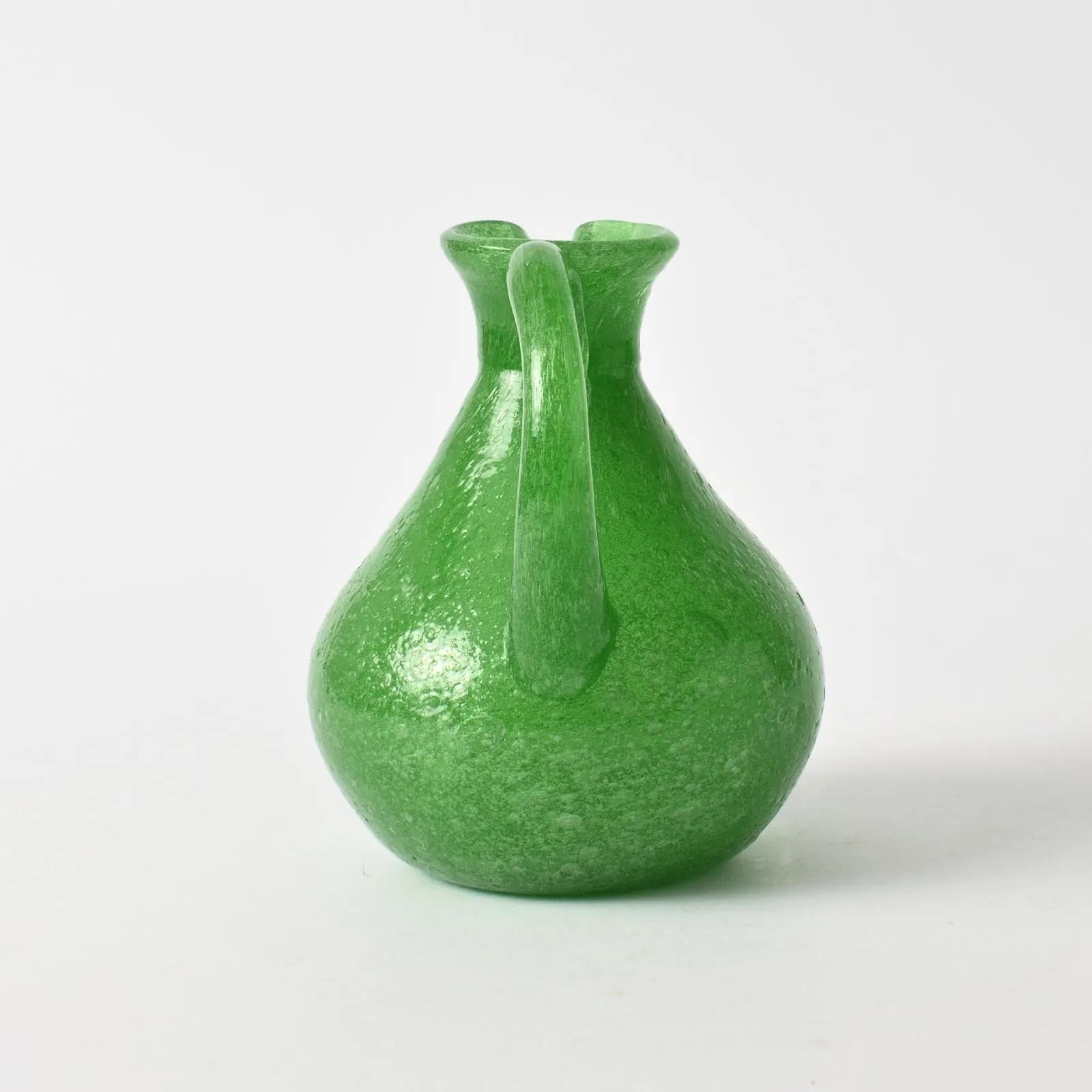 Wazon Pulegoso, zielony, szkło, Włochy, lata 60. - 164741