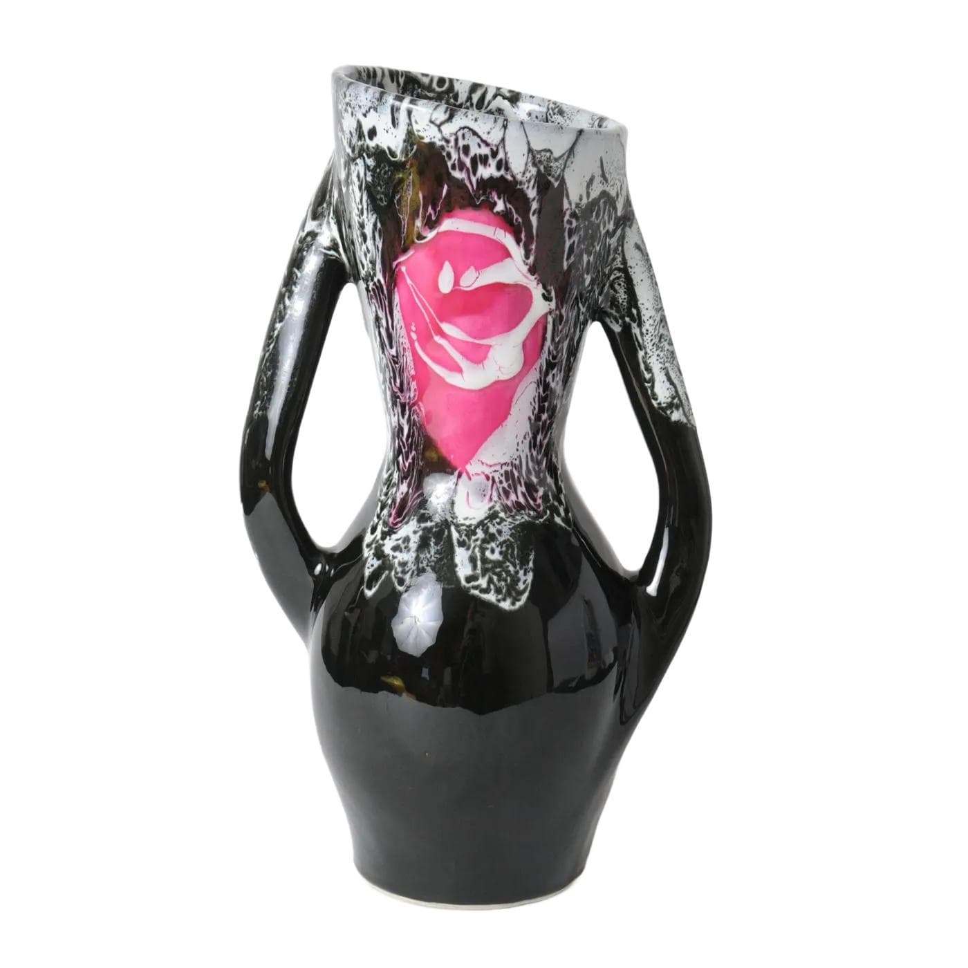 Wazon Vallauris, multikolor, ceramika, Francja, lata 60.