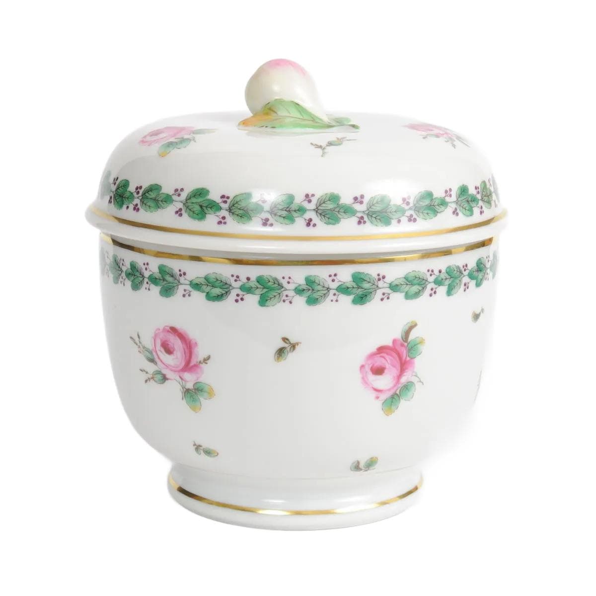 Bomboniera, kość słoniowa, porcelana, Richard Ginori, Włochy, lata 70.