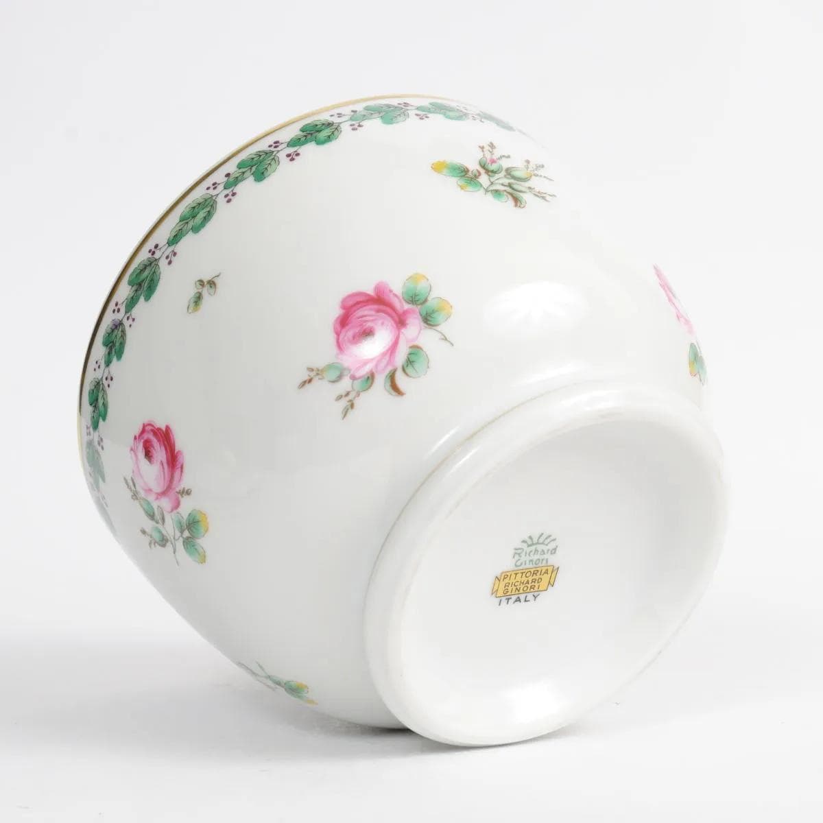 Bomboniera, kość słoniowa, porcelana, Richard Ginori, Włochy, lata 70. - 164631