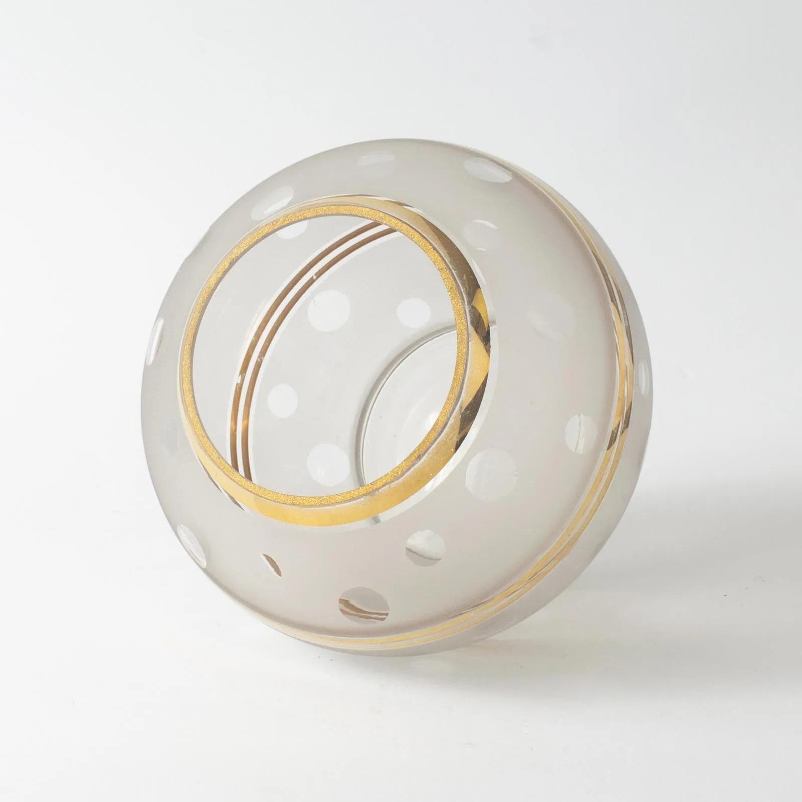 Vase Art Deco, ivory white glass, De Rupel, Belgium, 1940s. - 164596