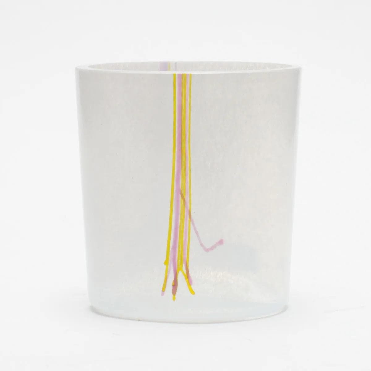Vase, white glass, by B. Vallien, Kosta Boda, Sweden, 1980s. - 164553