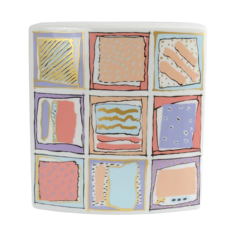 Wazon, porcelana biała, proj. D. Hafner, Rosenthal, Niemcy, lata 80.