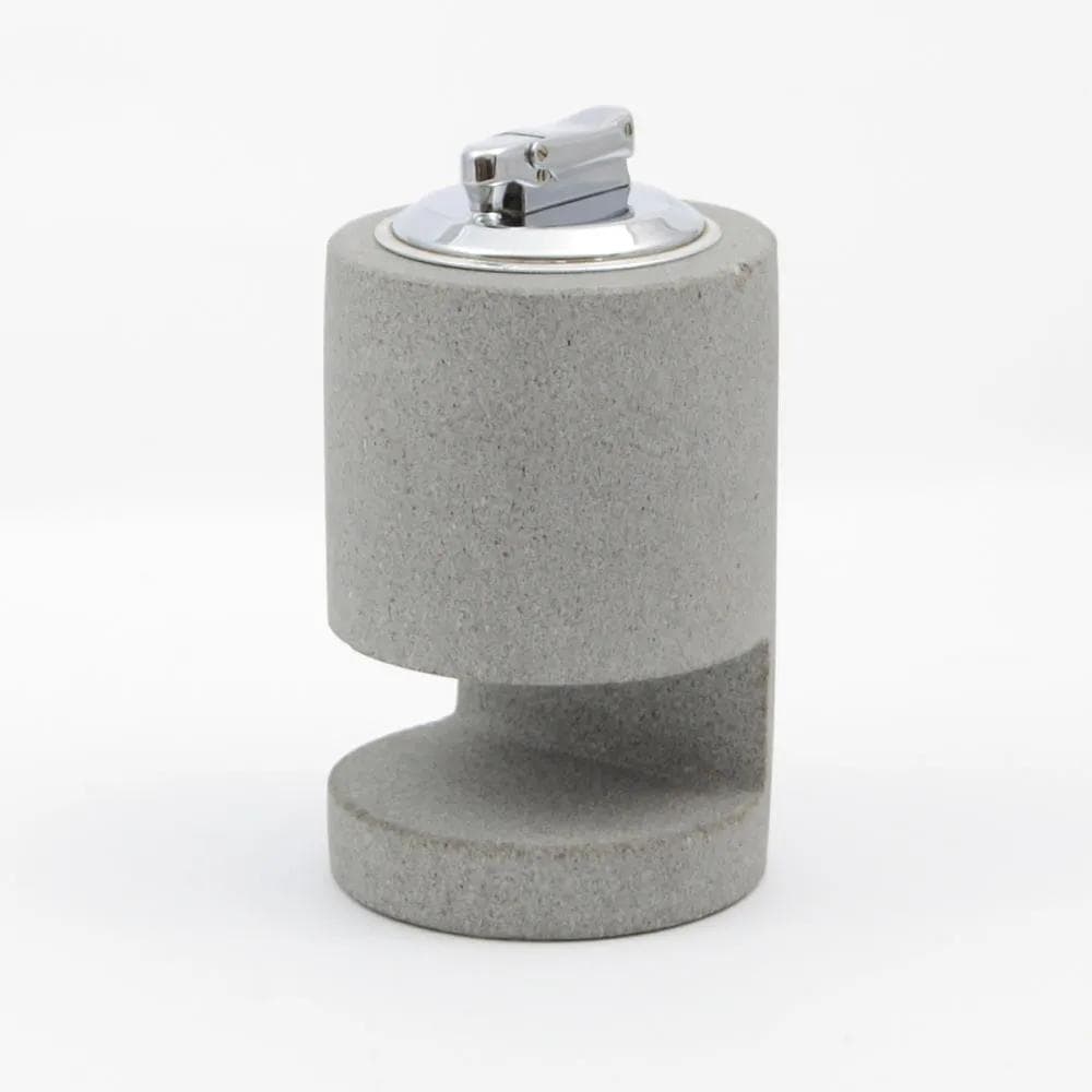 Desk lighter, grey sandstone, Fratelli Mannelli, Italy, 1970s. - 164503