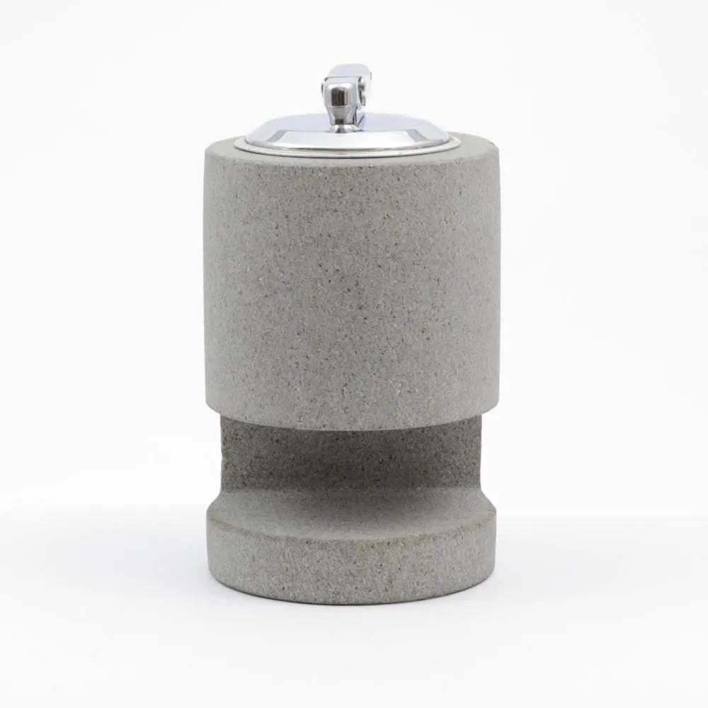 Desk lighter, grey sandstone, Fratelli Mannelli, Italy, 1970s. - 164504