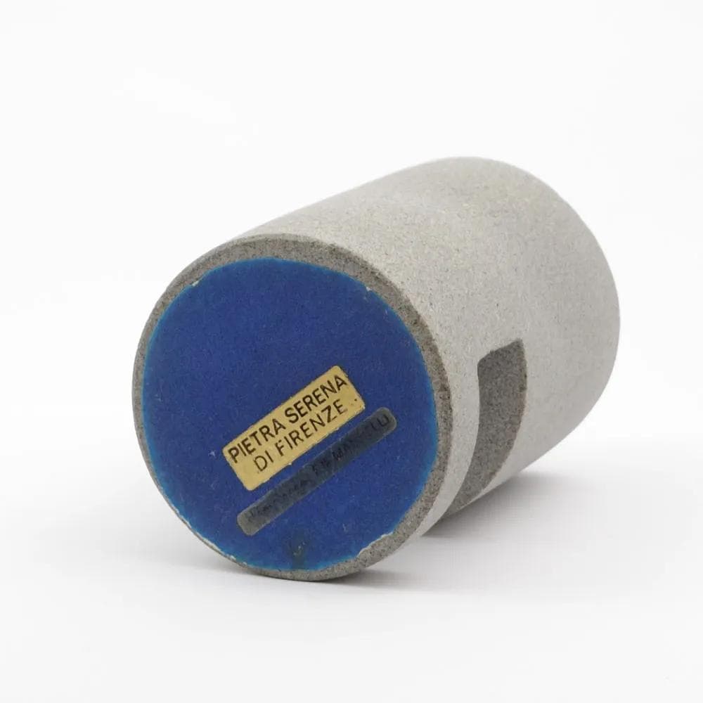 Desk lighter, grey sandstone, Fratelli Mannelli, Italy, 1970s. - 164507