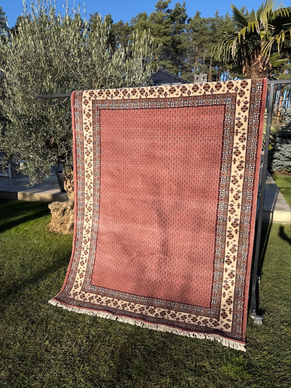 Dywan Indo Mir 240x177 cm, brązowy, wełna, Indie - 164969