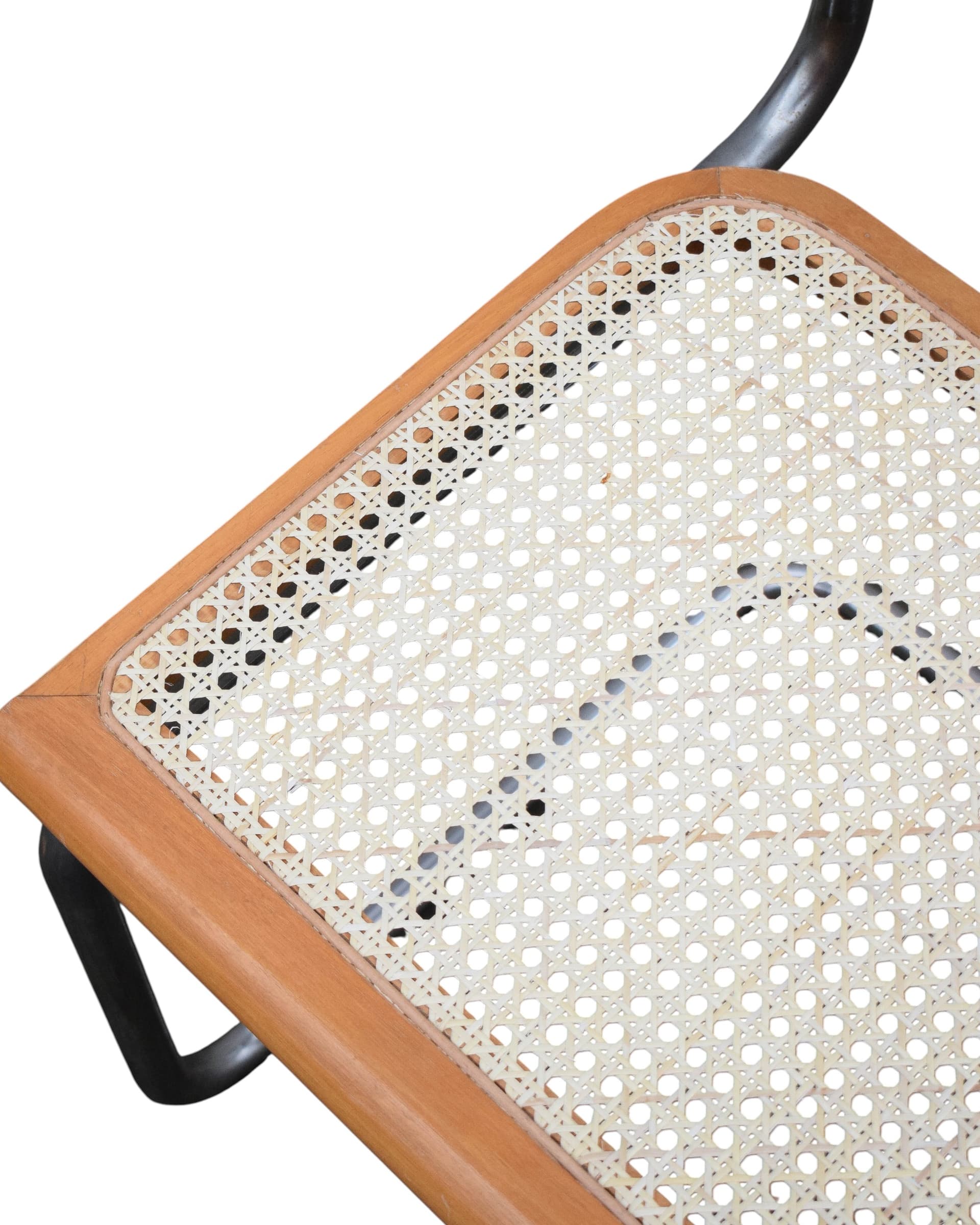 Komplet czterech krzeseł rattanowych wg projektu Cesca Marcela Breuera, Włochy, lata 80. - 166994