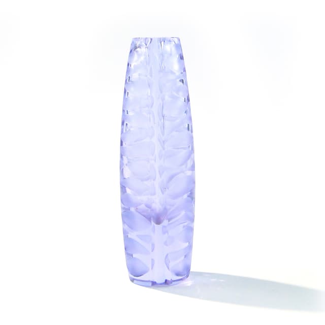 Wazon kryształowy na jeden kwiat, Václav Hanuš 70. - WYMIARY