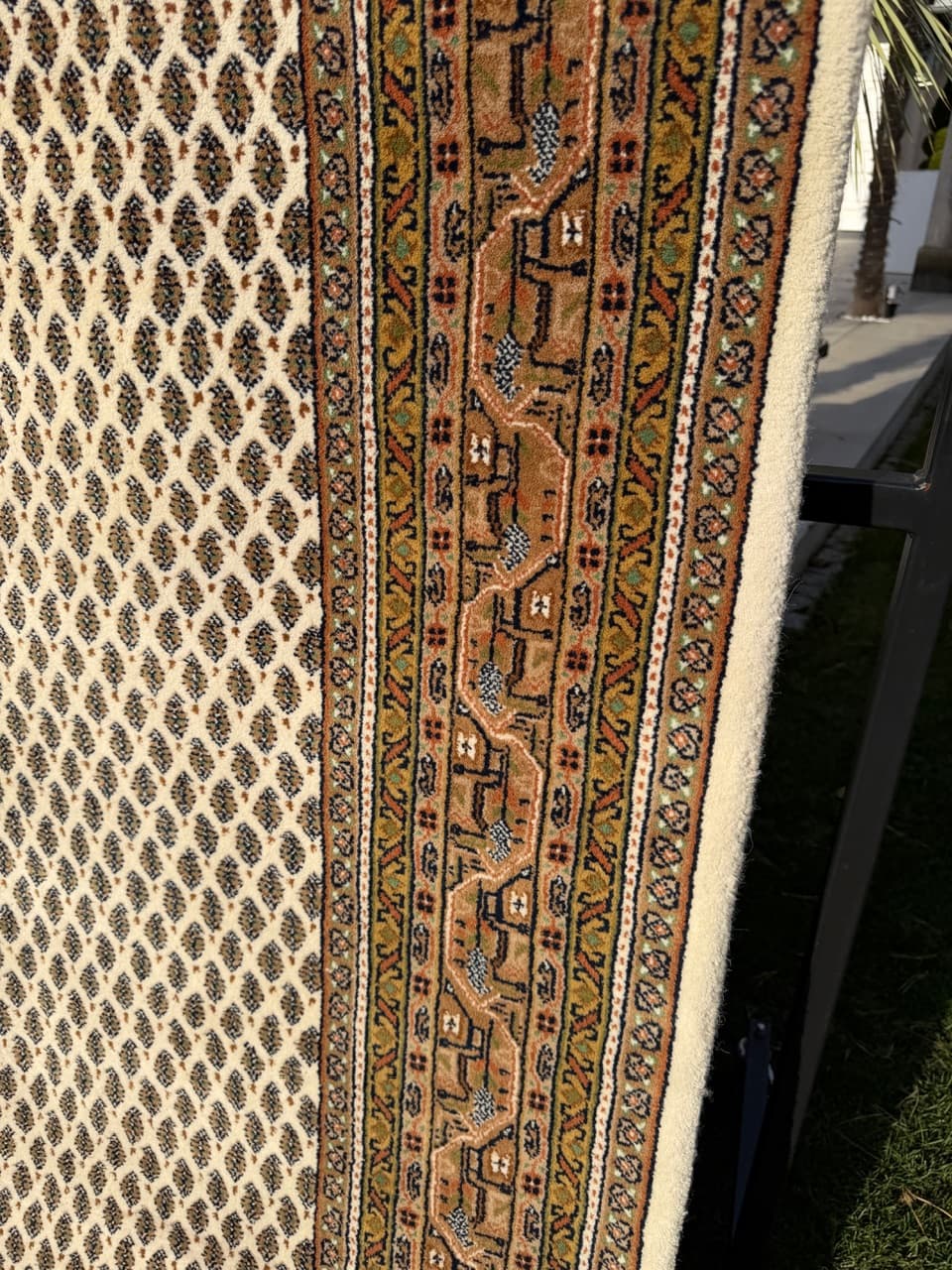 Persian Rug Indo Mir 260x165 cm, beige, wool, India - 167094