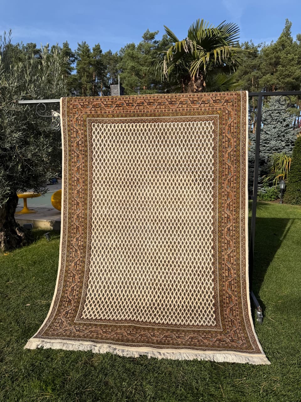 Persian Rug Indo Mir 260x165 cm, beige, wool, India - 167090