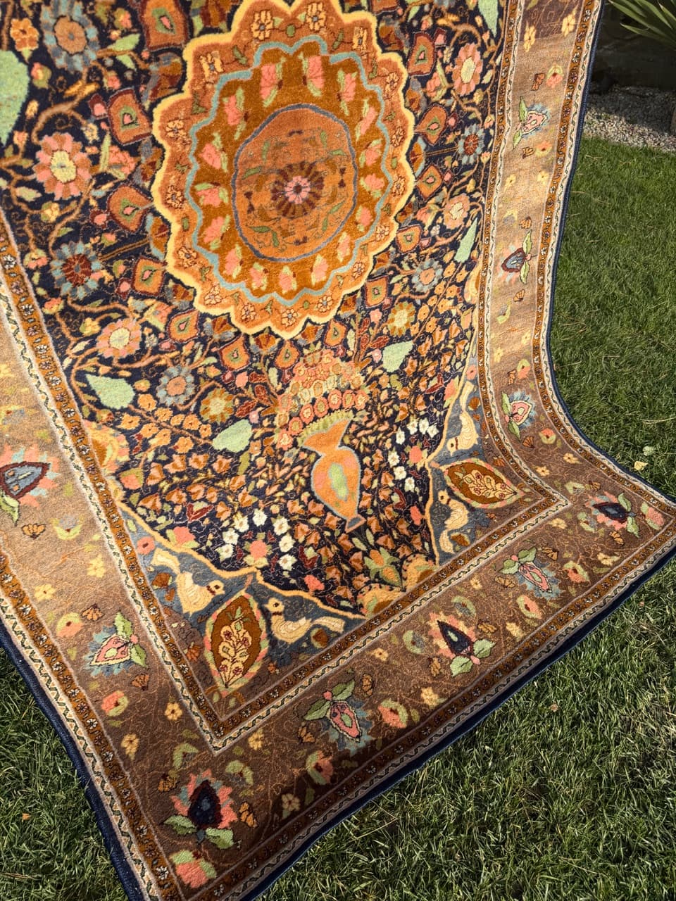 Rug Ghoum, multicolor wool, Iran, 1980s. - 167107