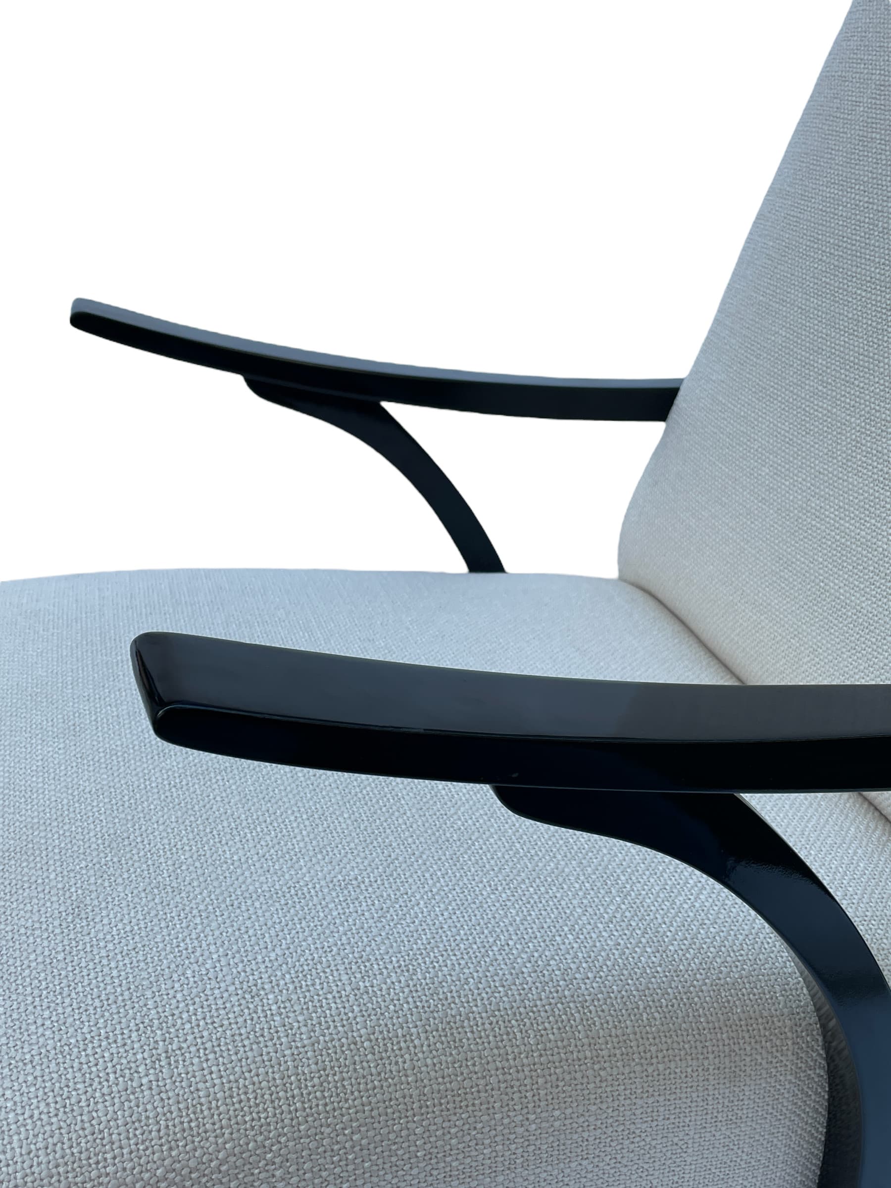 Fotel Art Deco. Lakier piano black - 167140