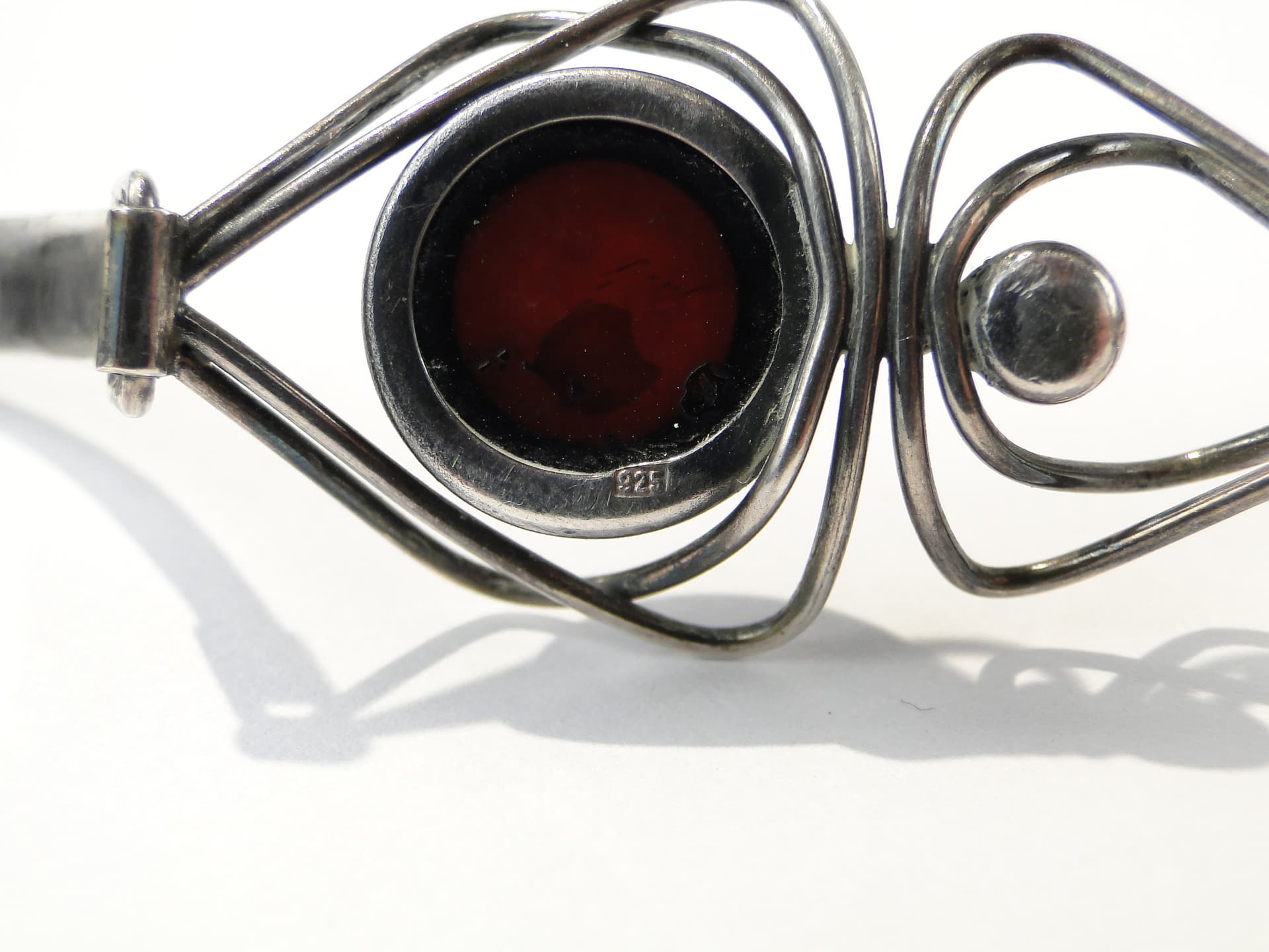 Srebrna bransoletka z pająkiem - 167171