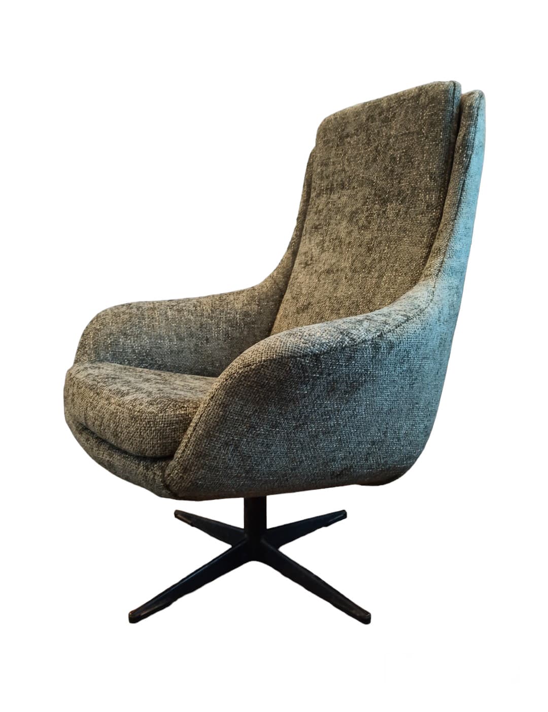 Fotel obrotowy w typie Egg Chair, model WEGA F 015, Polska, lata 70. XX w. - 167192