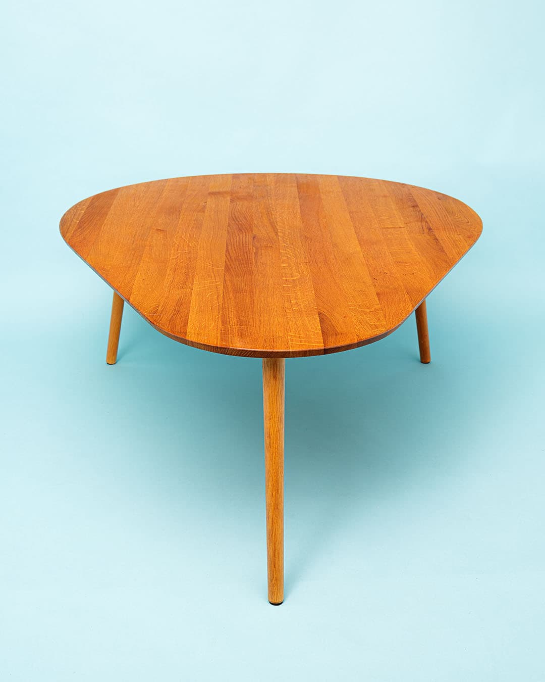 Stolik kawowy, brązowy, drewno, lata 60. - 167244