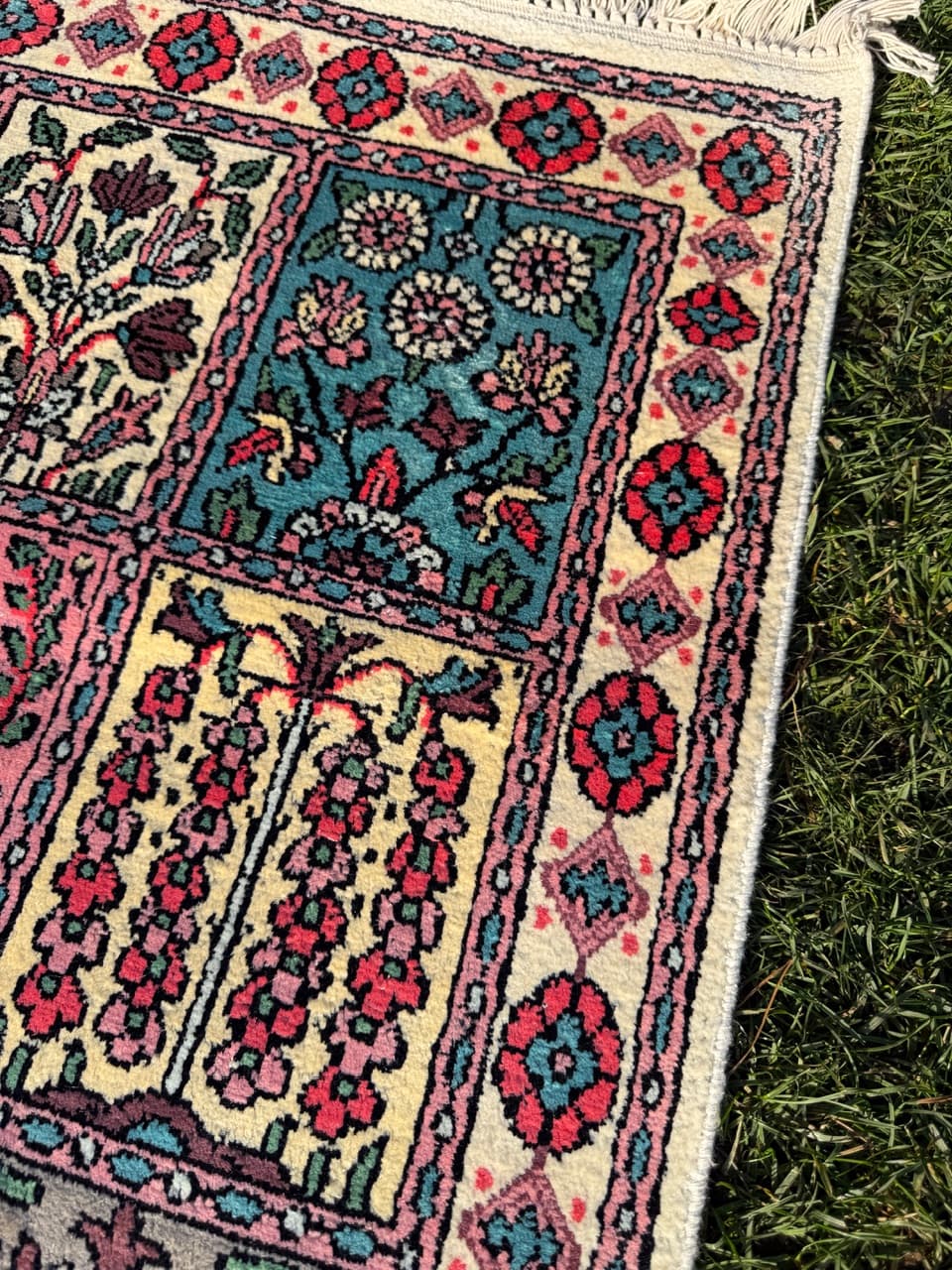 Runner Ghoum, multicolor silk, India - 167342