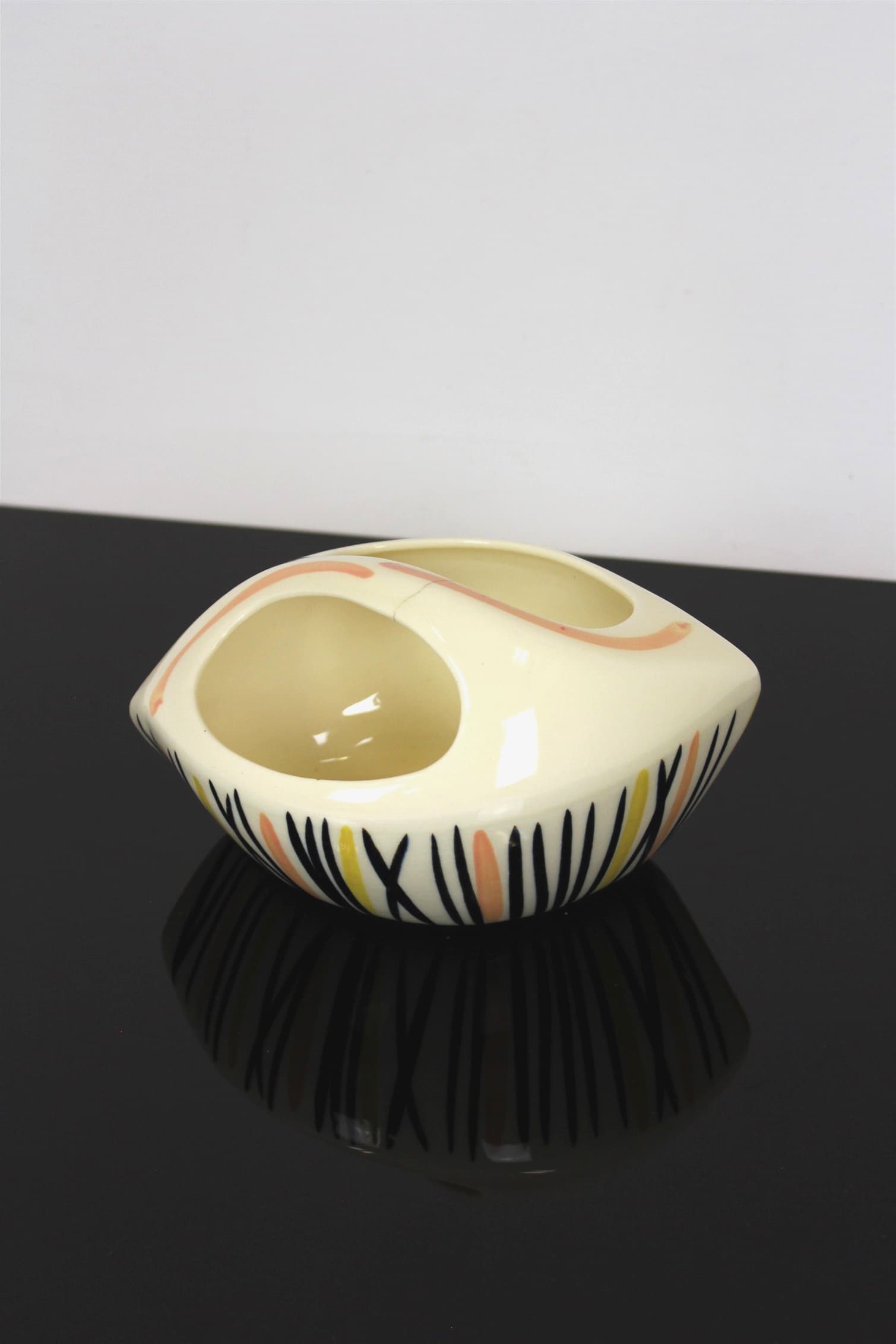 Set Pyžamo, multicolor porcelain, by J. Formánková, Czech Republic, 1950s. - 167467