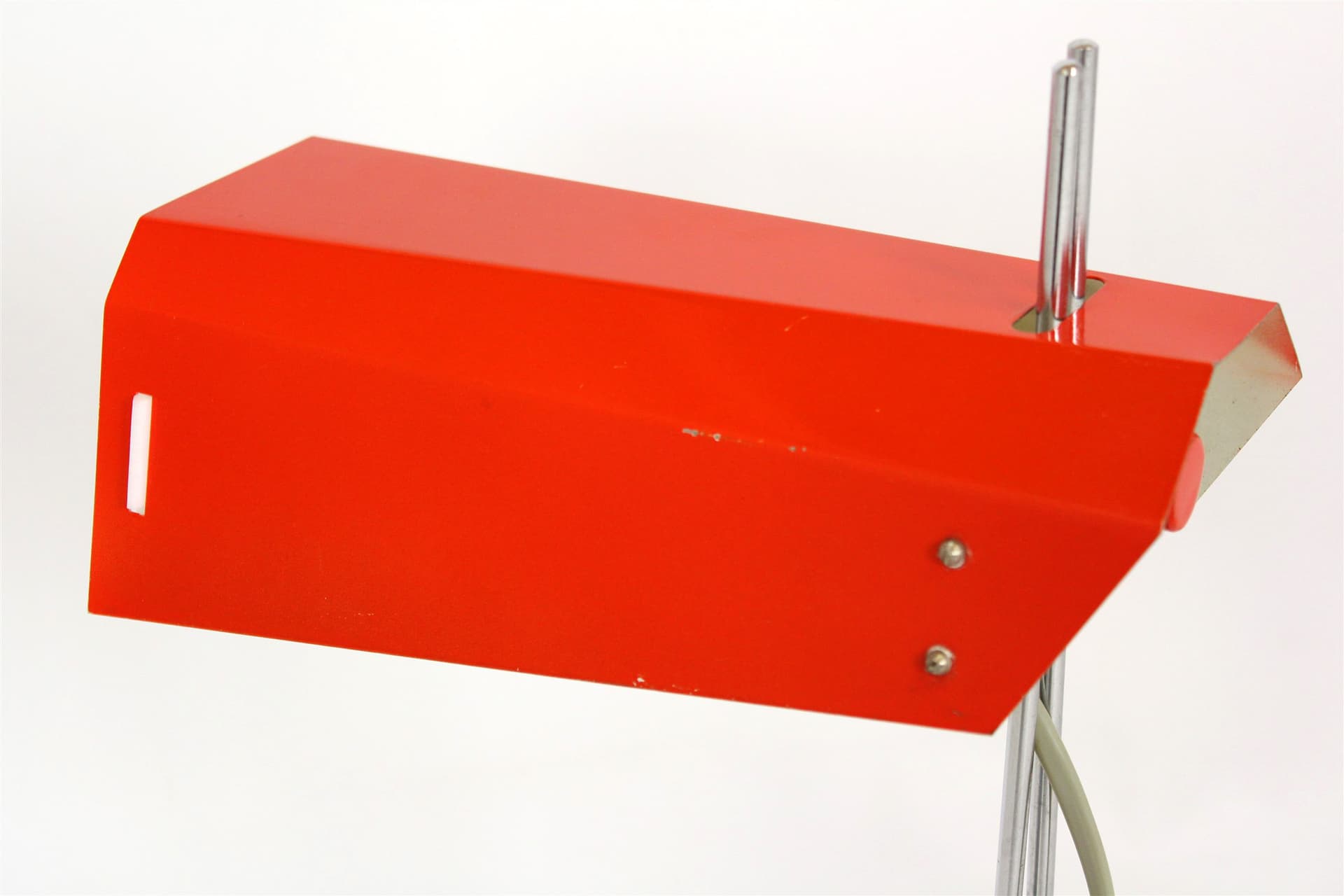 Desk lamp, red, by J. Hurka, Czech Republic, 1970s. - 167483