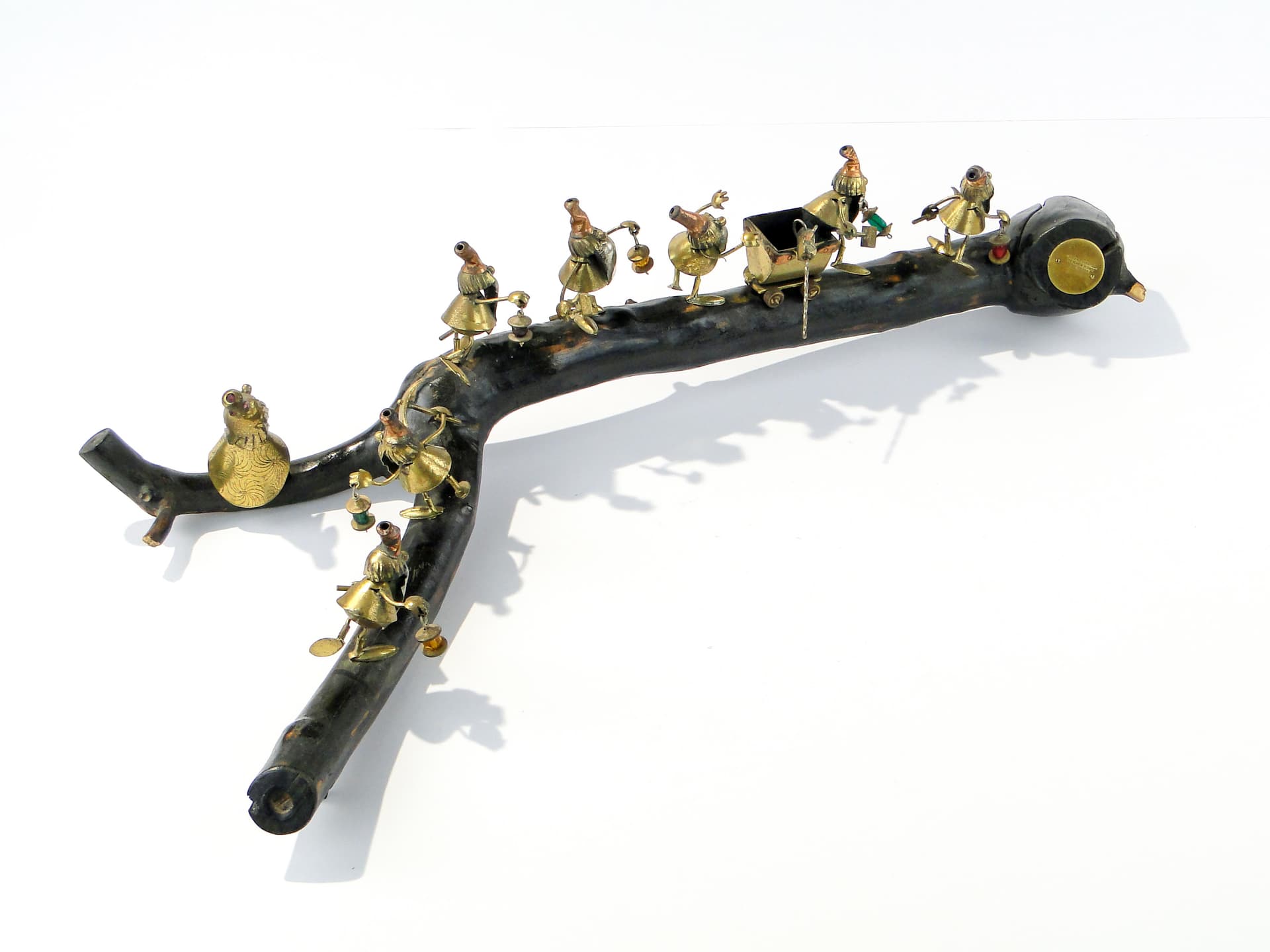 Rzeźba 'baśń o królewnie i krasnoludkach' A. M. Nowakowscy, Warszawa l. 60. - 167643