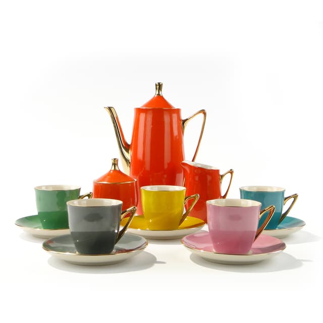 Serwis do kawy, Zakłady Porcelitu Stołowego 'Tułowice' - WYMIARY